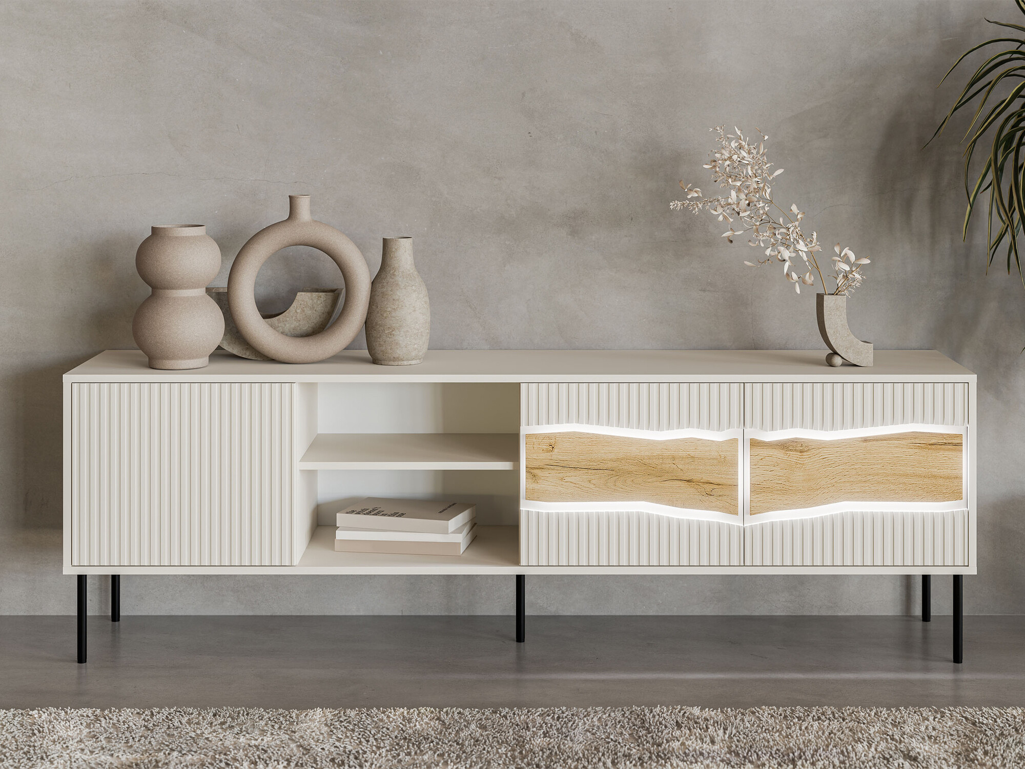 TV-omarica Monevare 102 (Wotan hrast + Kašmir)