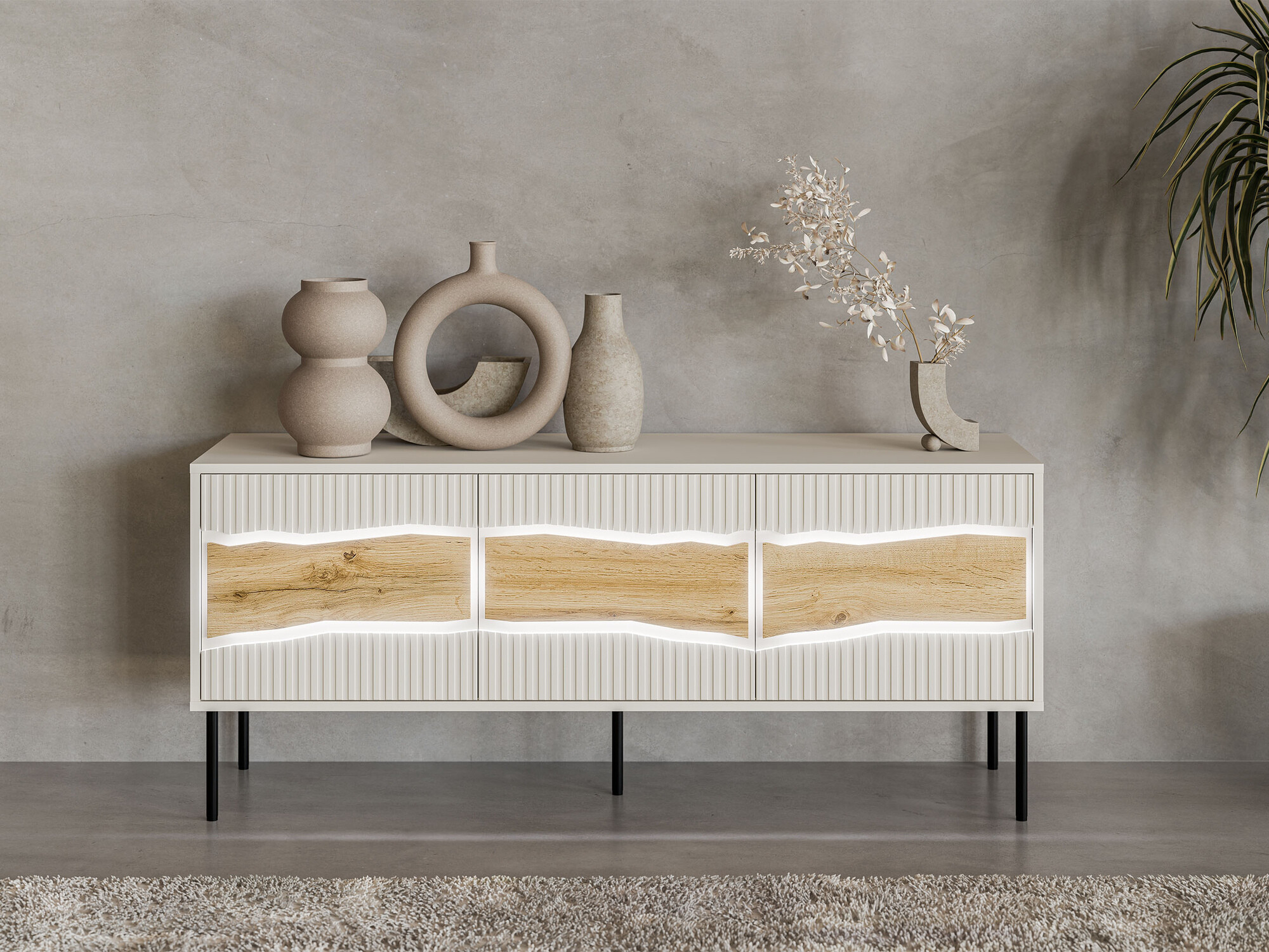 TV-omarica Monevare 103 (Wotan hrast + Kašmir)