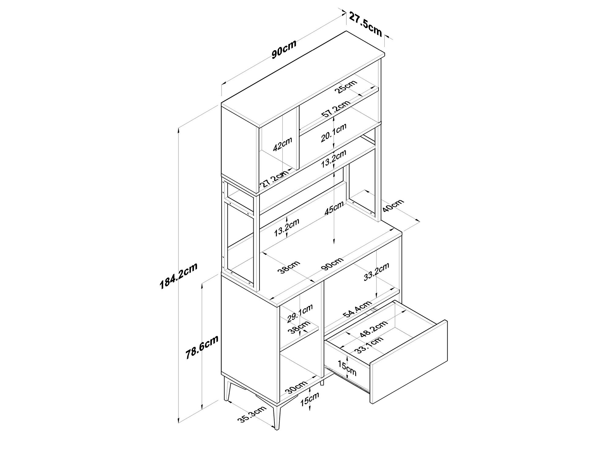 Večnamensko pohištvo Kailua 2486