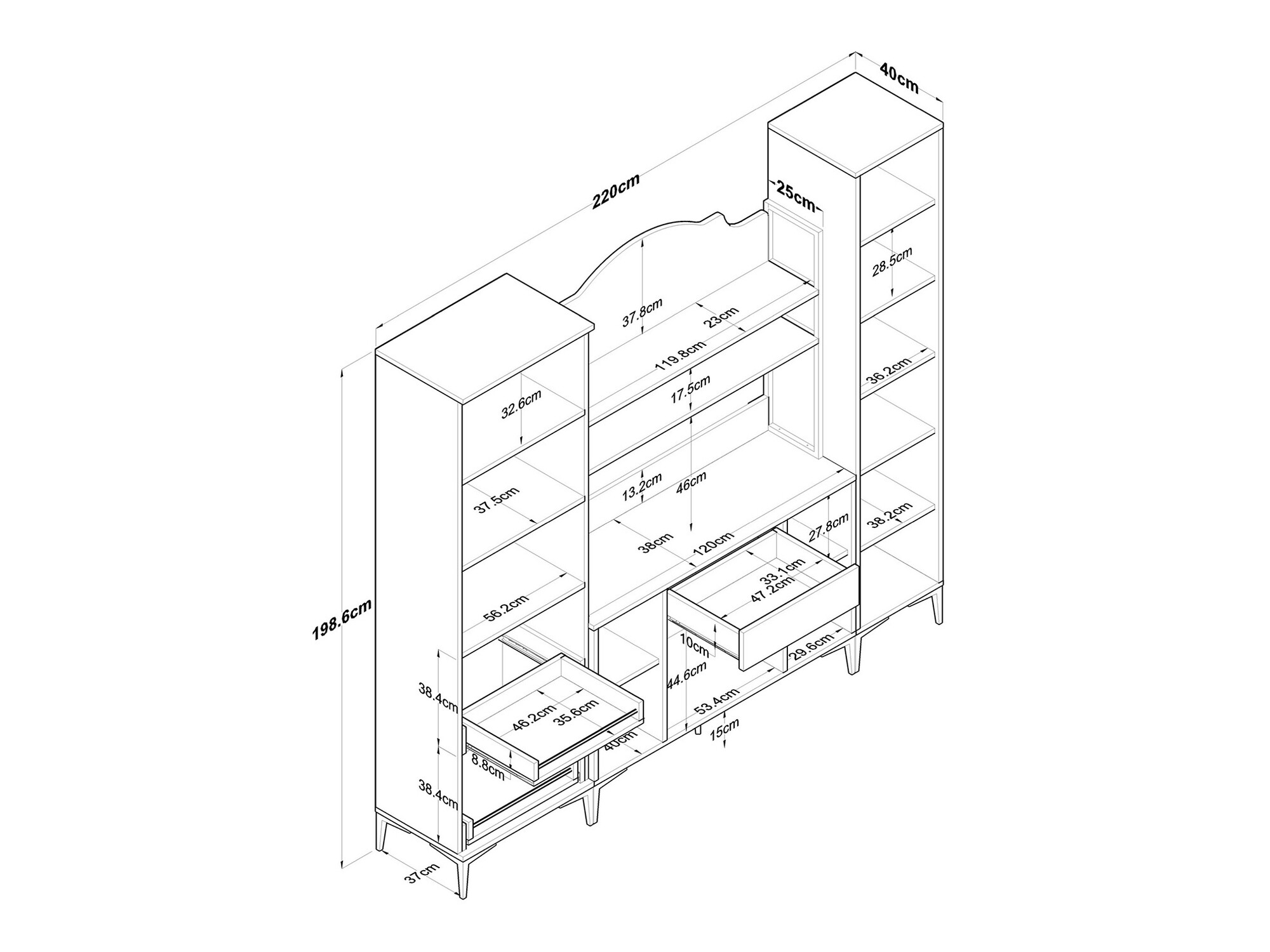 Večnamensko pohištvo Kailua 2487