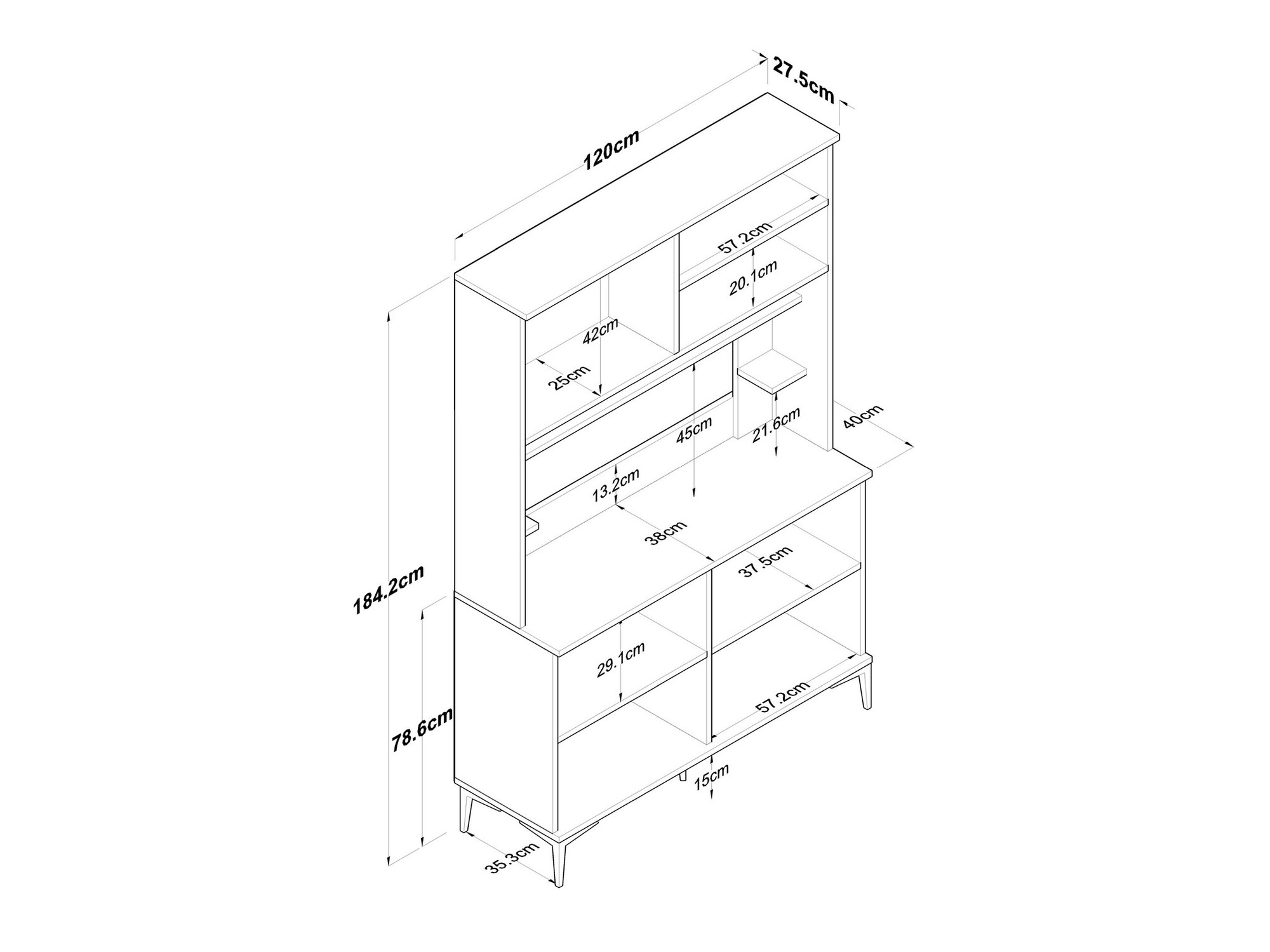 Večnamensko pohištvo Kailua 2488