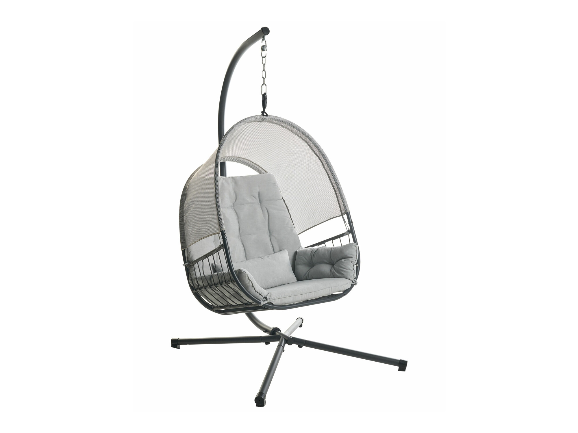 Viseči stol Berwyn 2655 (Svetlo siva)