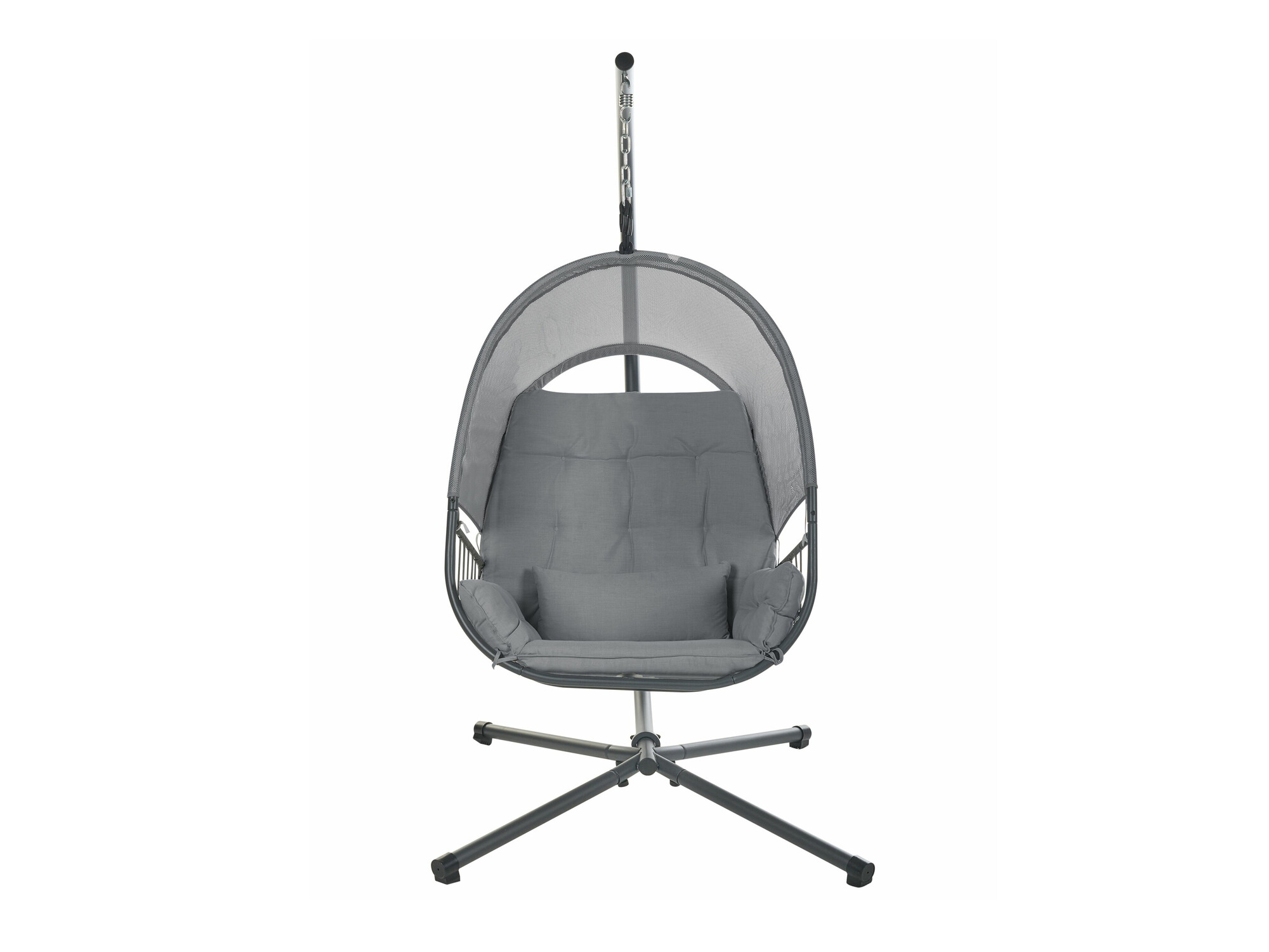 Viseči stol Berwyn 2655 (Temno siva)