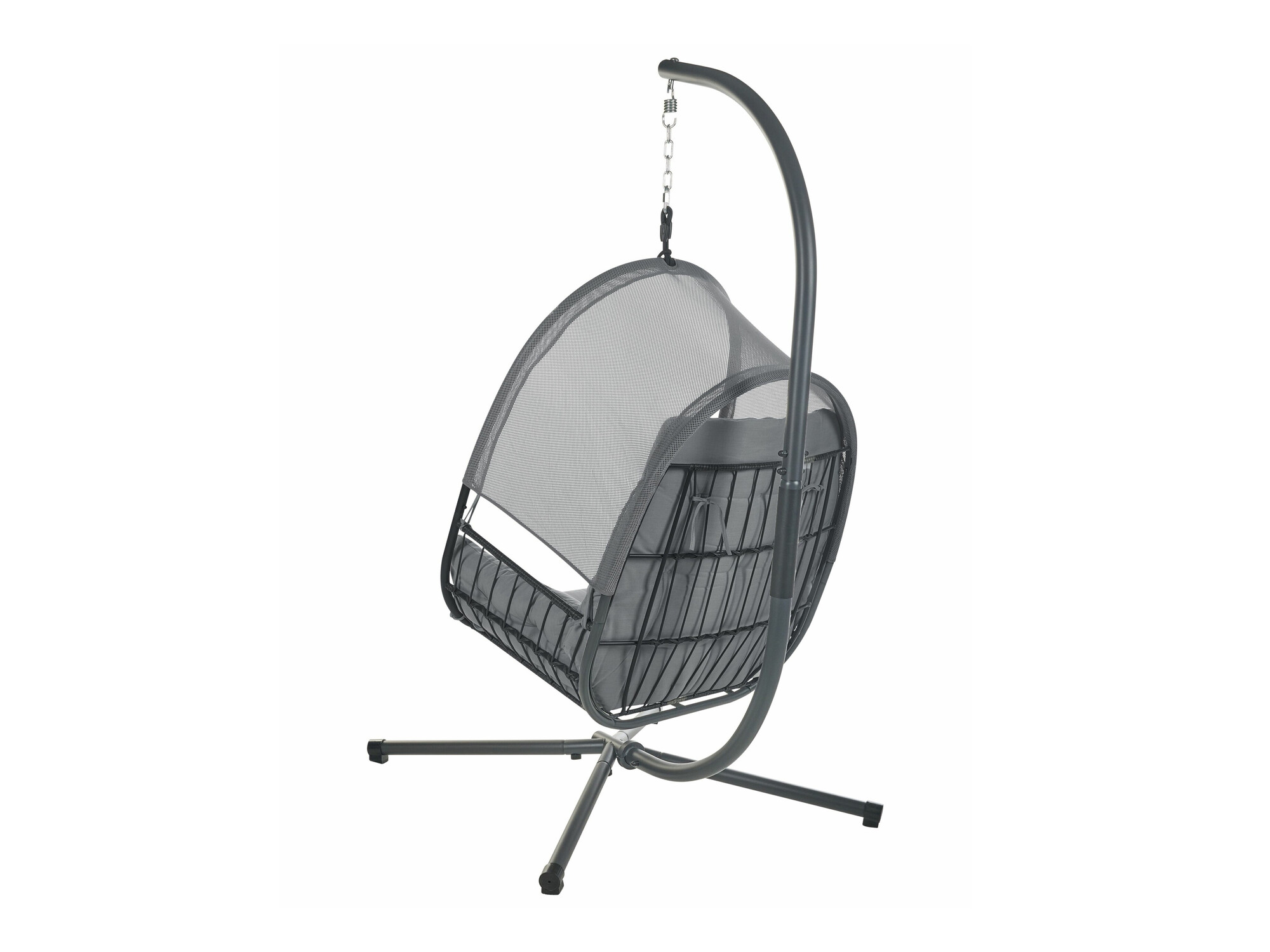 Viseči stol Berwyn 2655 (Temno siva)