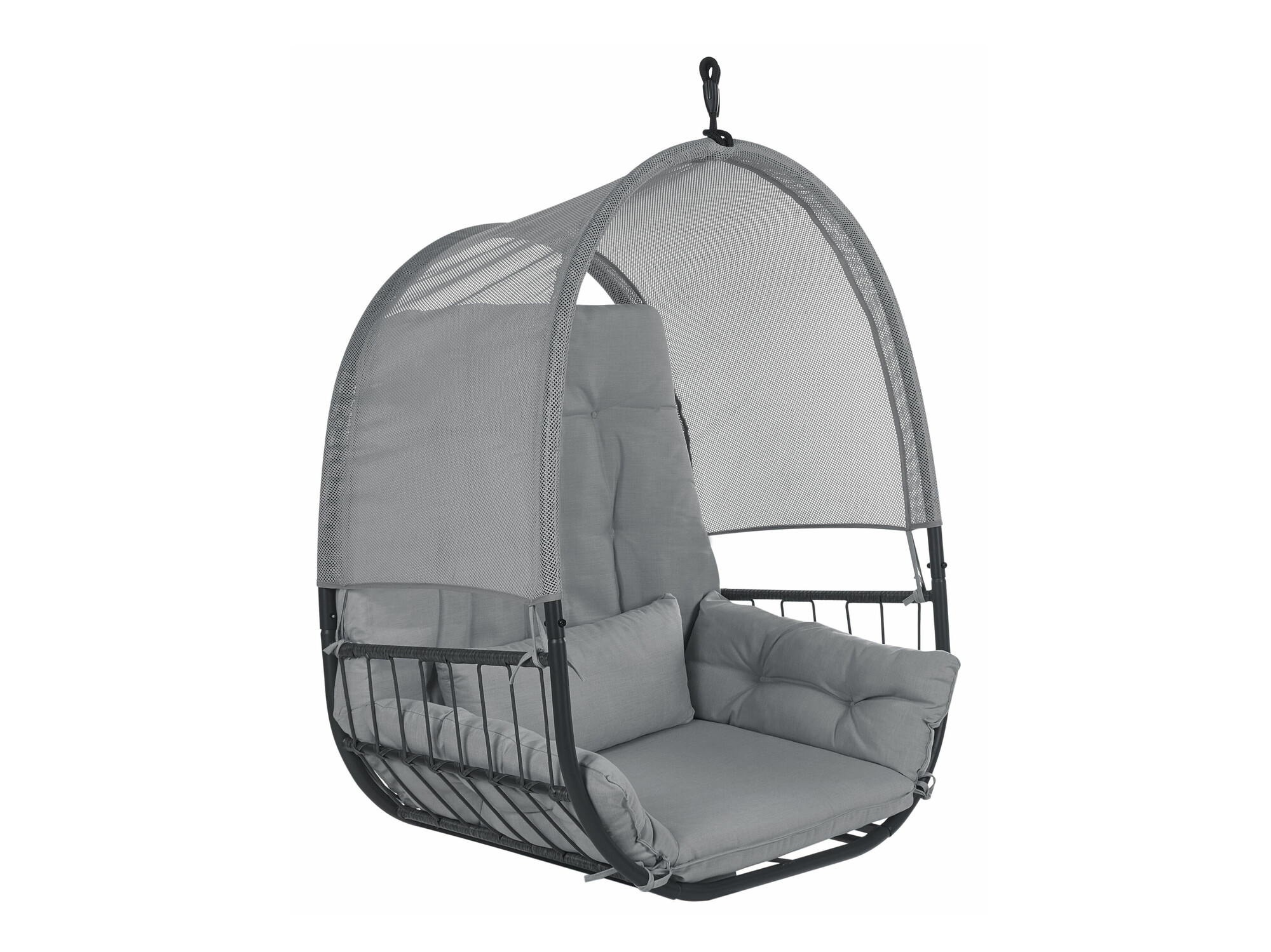 Viseči stol Berwyn 2655 (Temno siva)