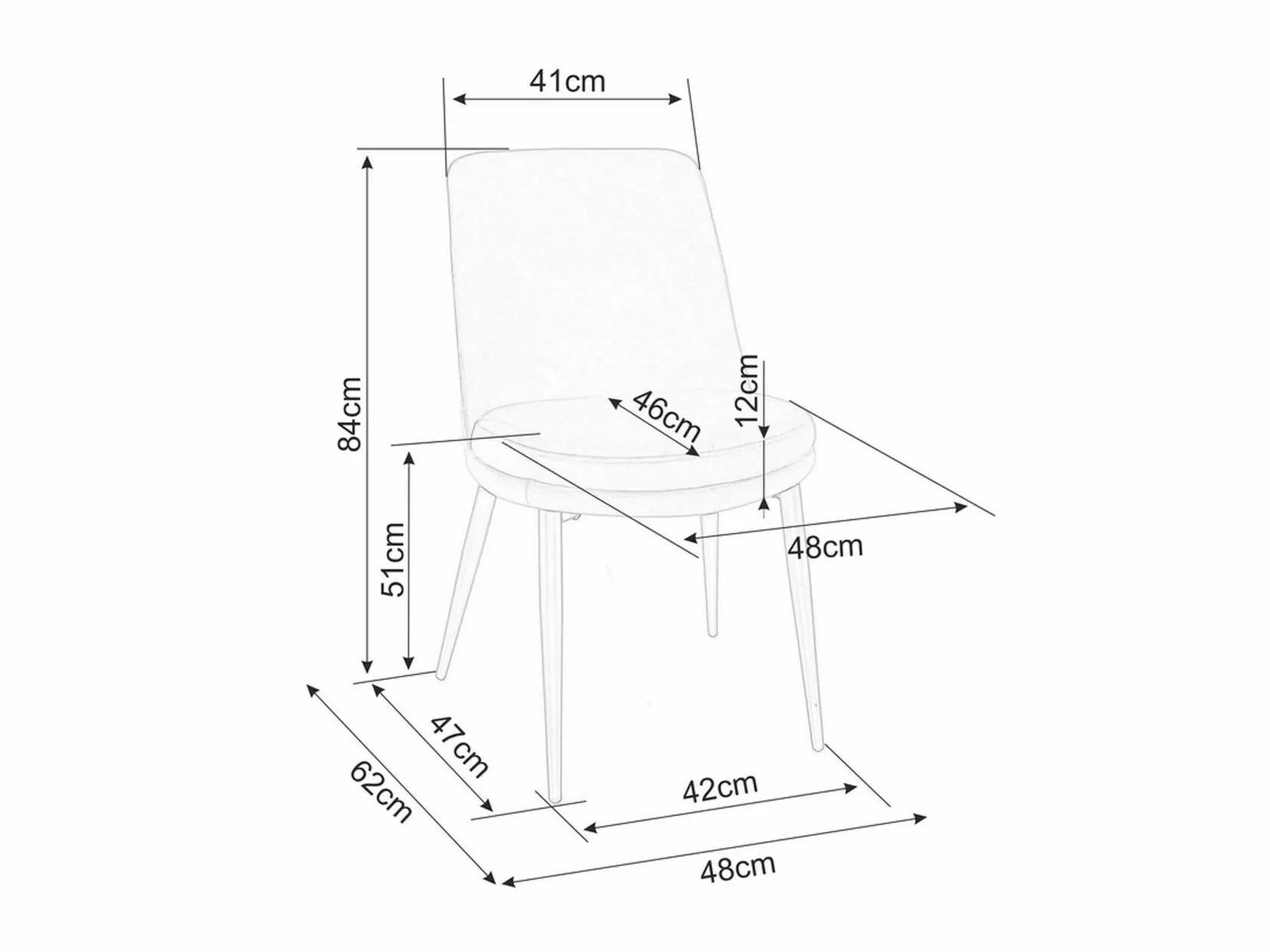 Stol Detroit 746 (Bež)