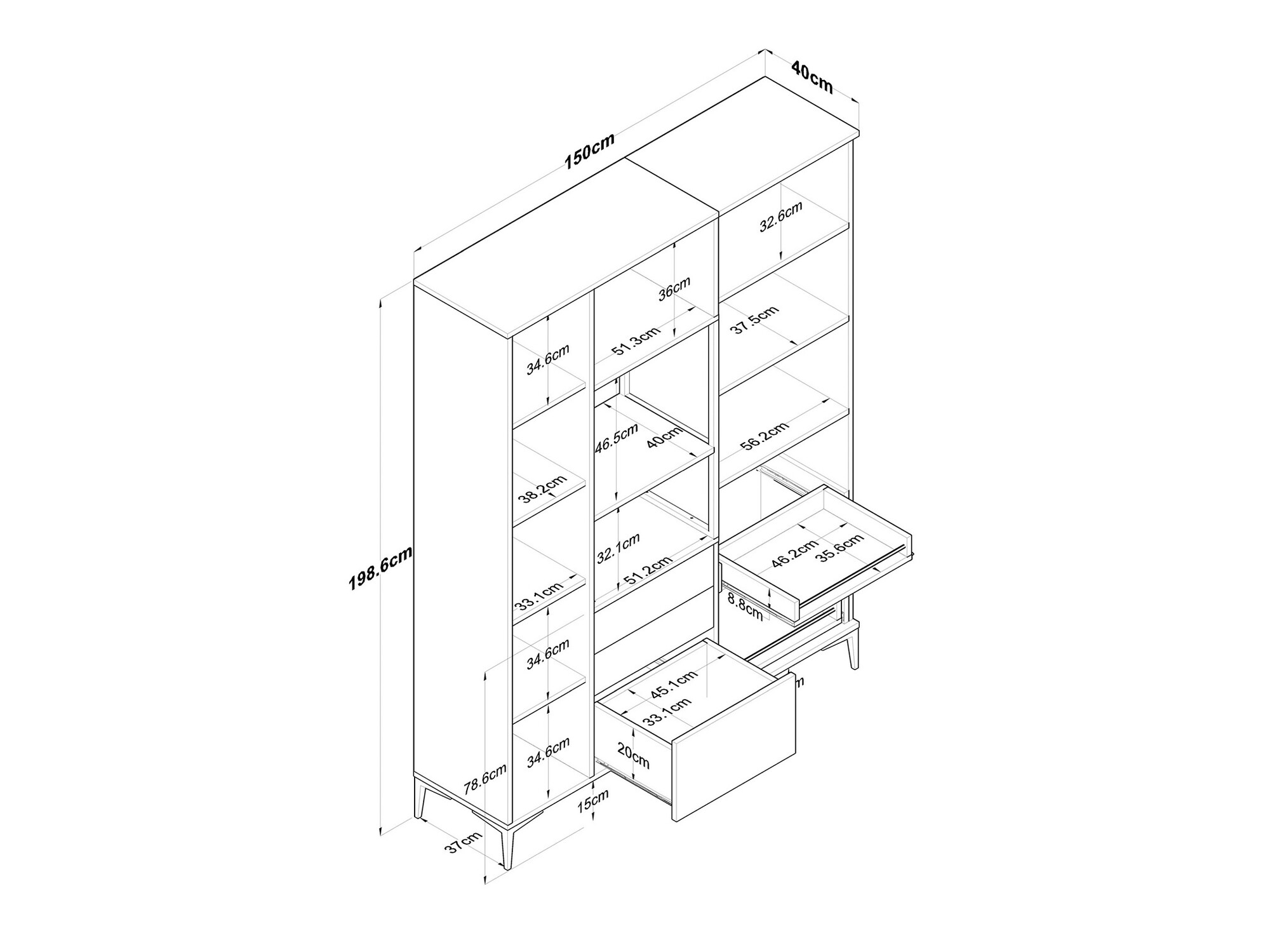 Večnamensko pohištvo Kailua 2497
