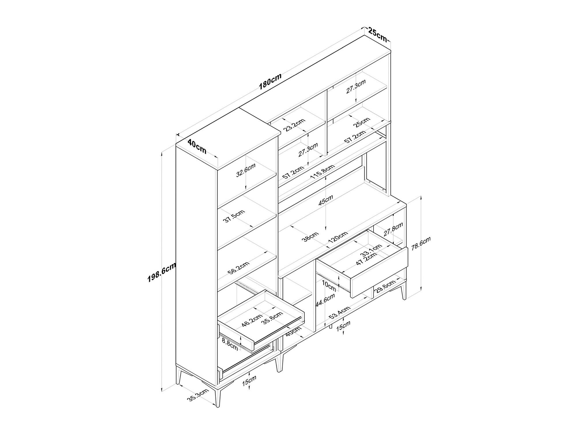 Večnamensko pohištvo Kailua 2499