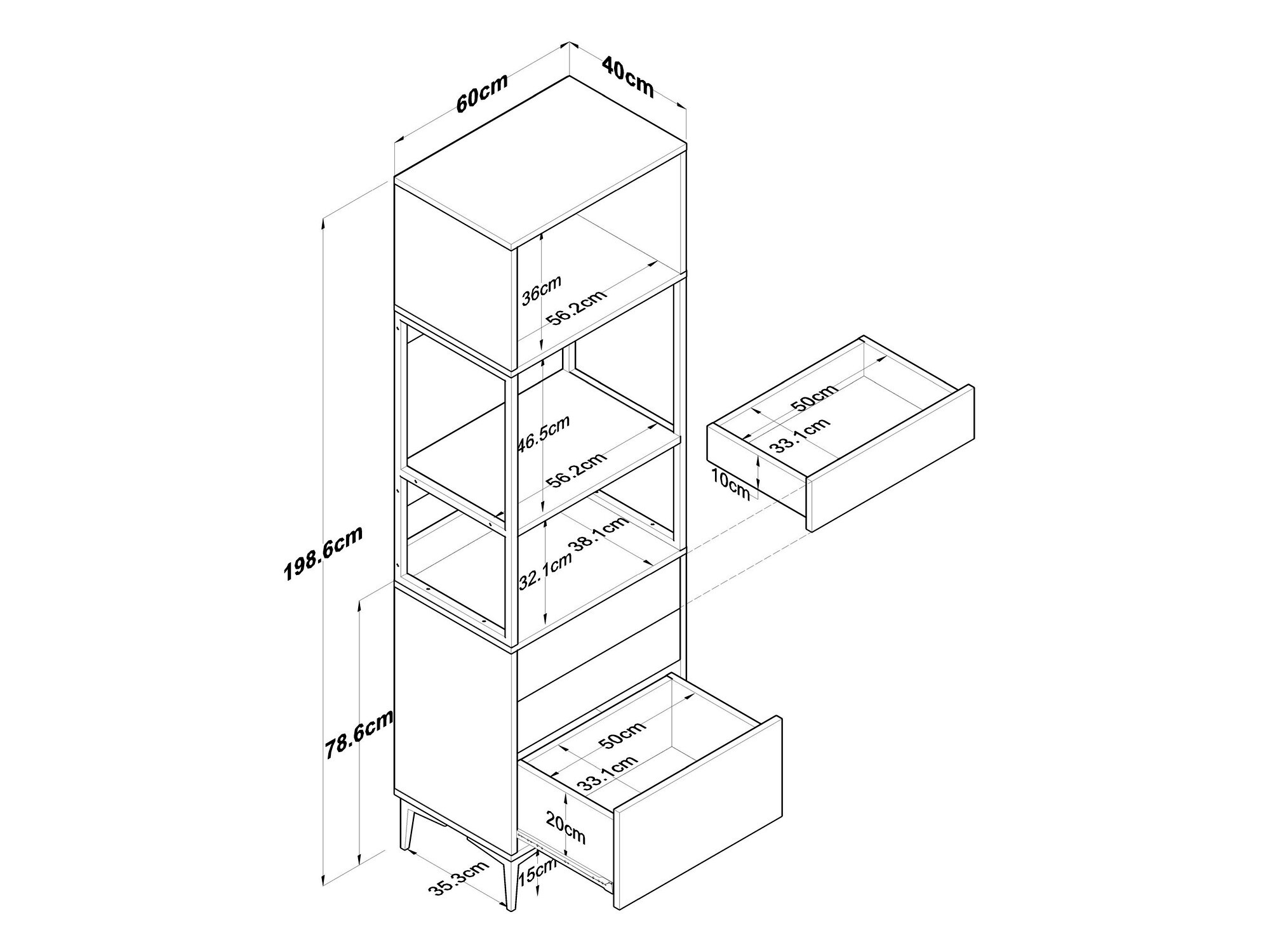 Večnamensko pohištvo Kailua 2503