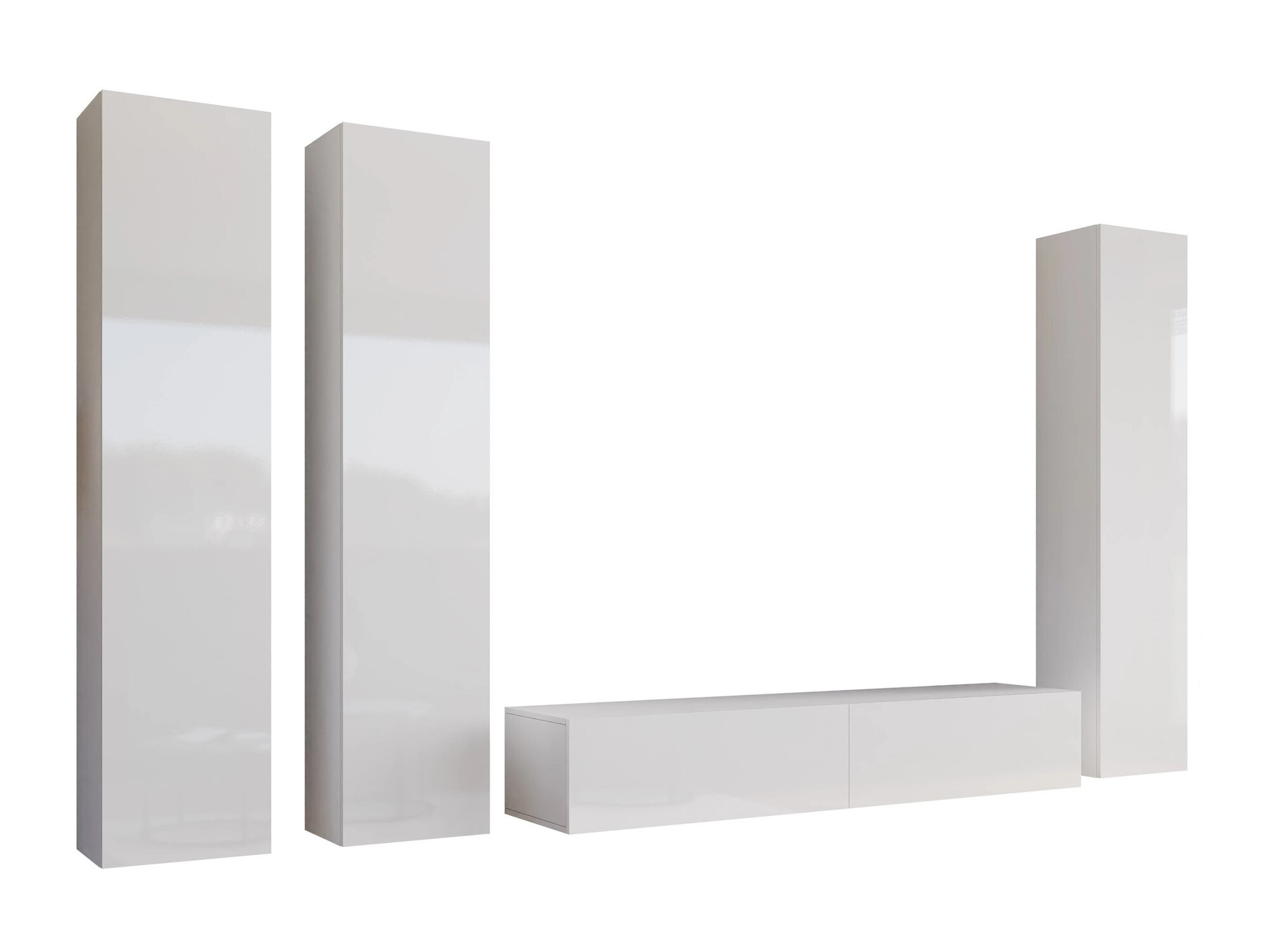 Dnevni prostor Venenou 100 (Bela + Sijaj bela)