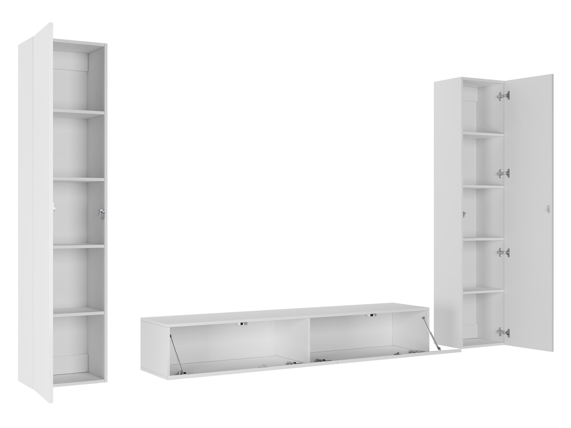 Dnevni prostor Venenou 103 (Bela + Sijaj bela)