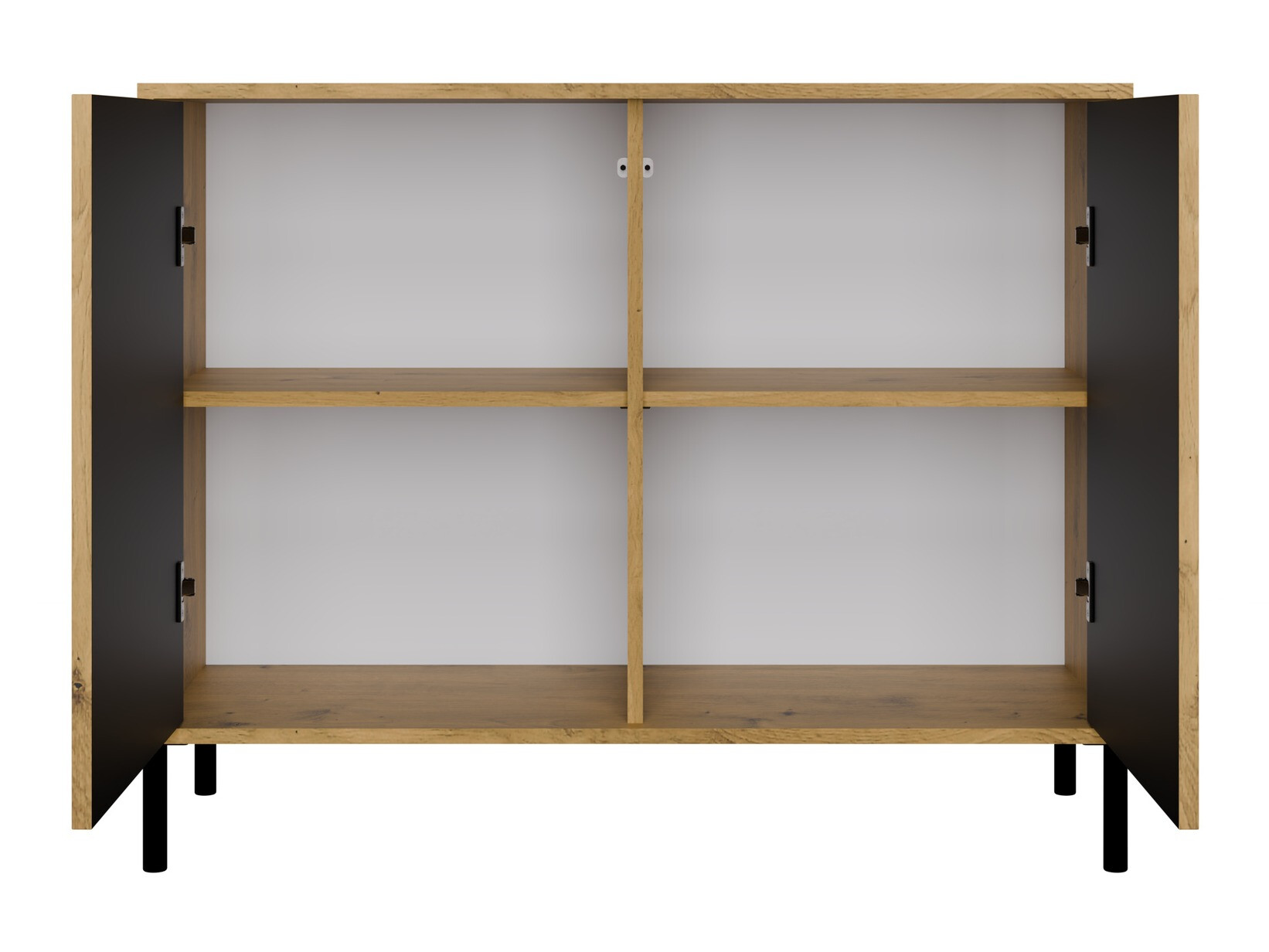 Omarica Orlsone 108 (Črna + Artisan hrast)