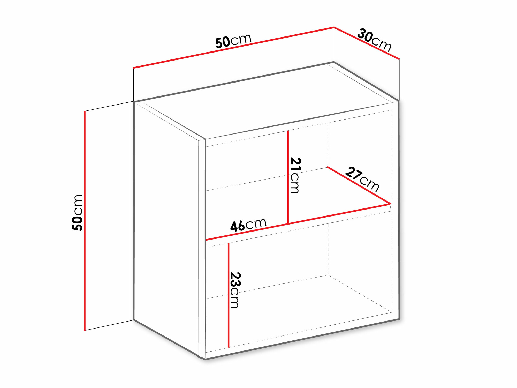 Stenska omarica Vilrin I (Bela + Sijaj bela)
