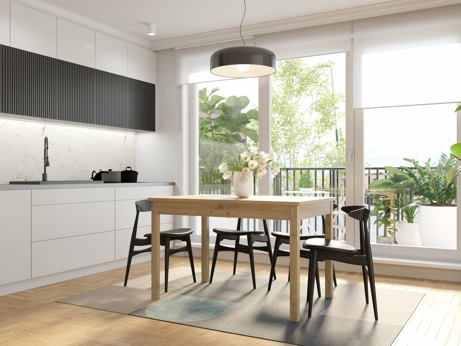 Miza Bristol 220 (Artisan hrast)