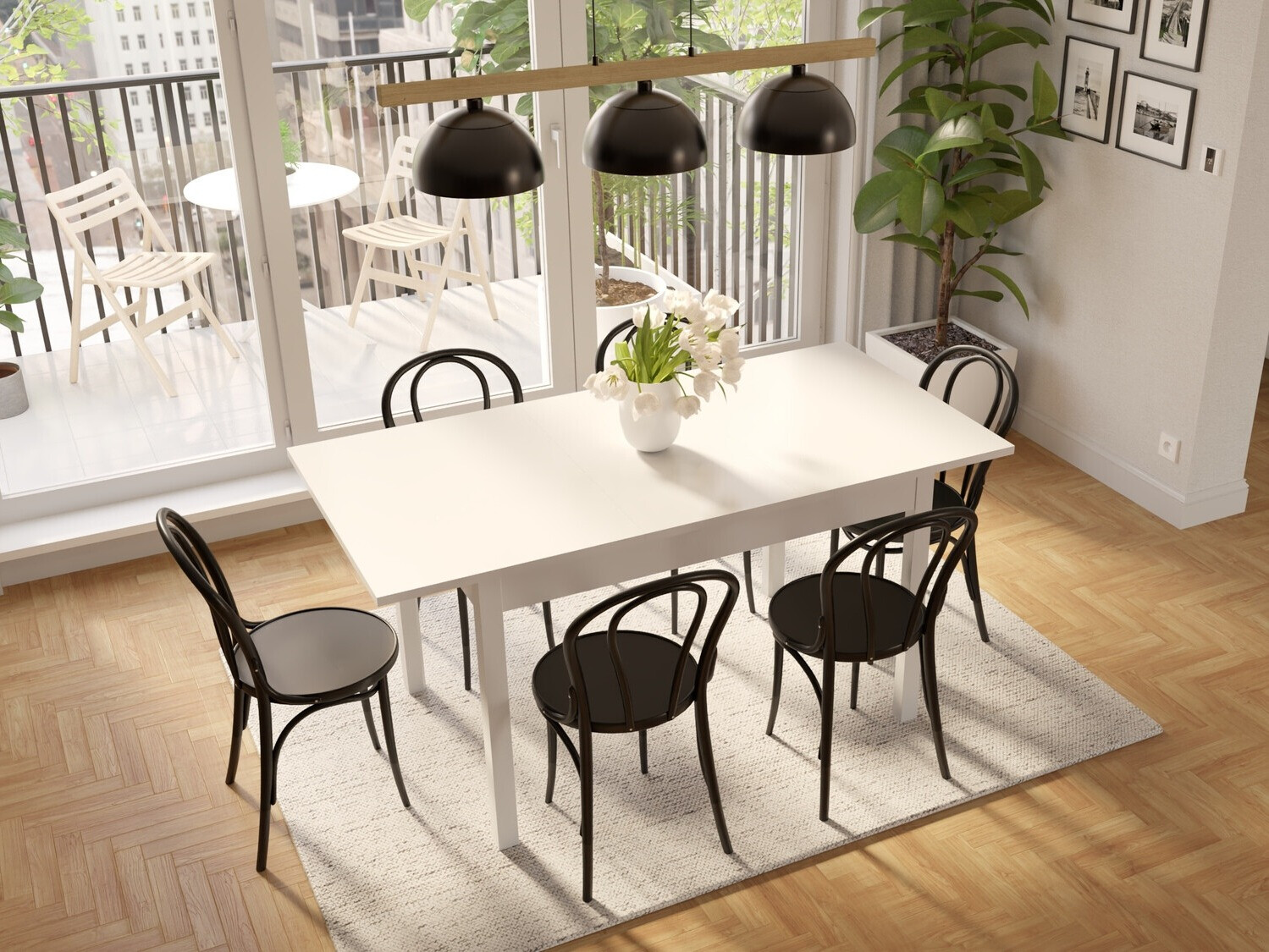 Miza Bristol 220 (Bela)