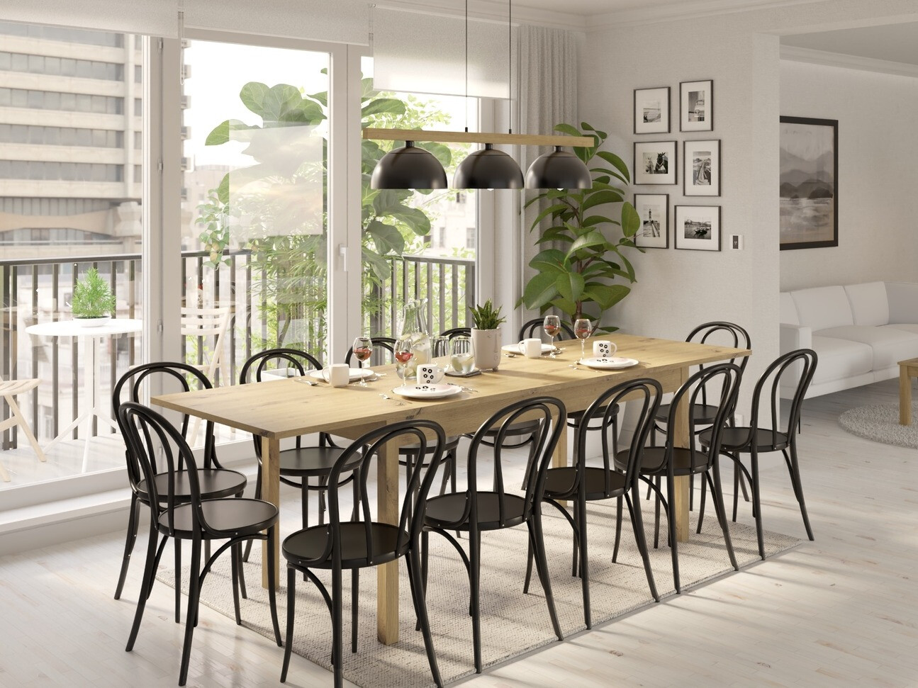 Miza Bristol 221 (Artisan hrast)