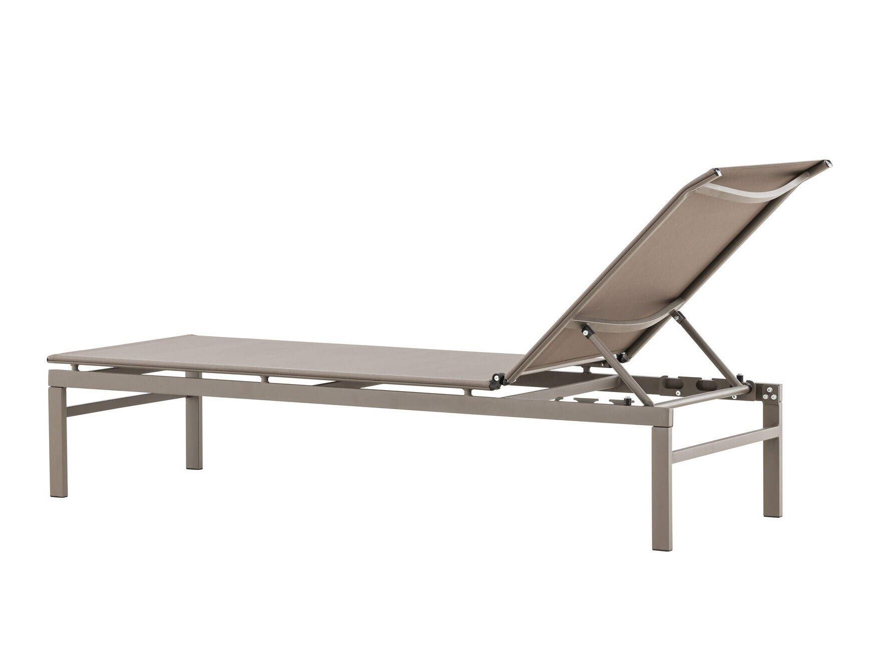 Vrtni ležalnik Dallas 4834 (Bež + Svetlo rjava)