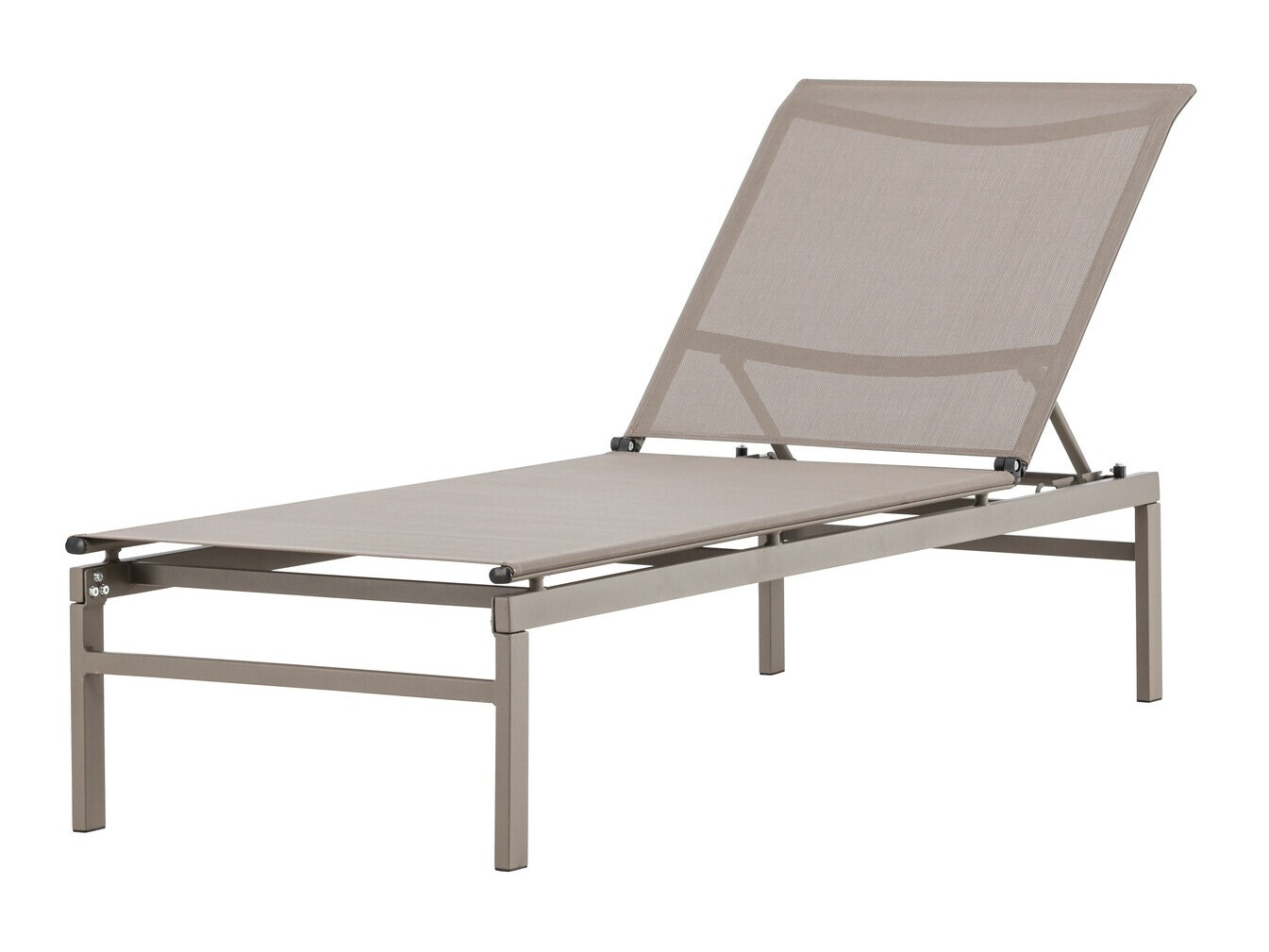 Vrtni ležalnik Dallas 4834 (Bež + Svetlo rjava)