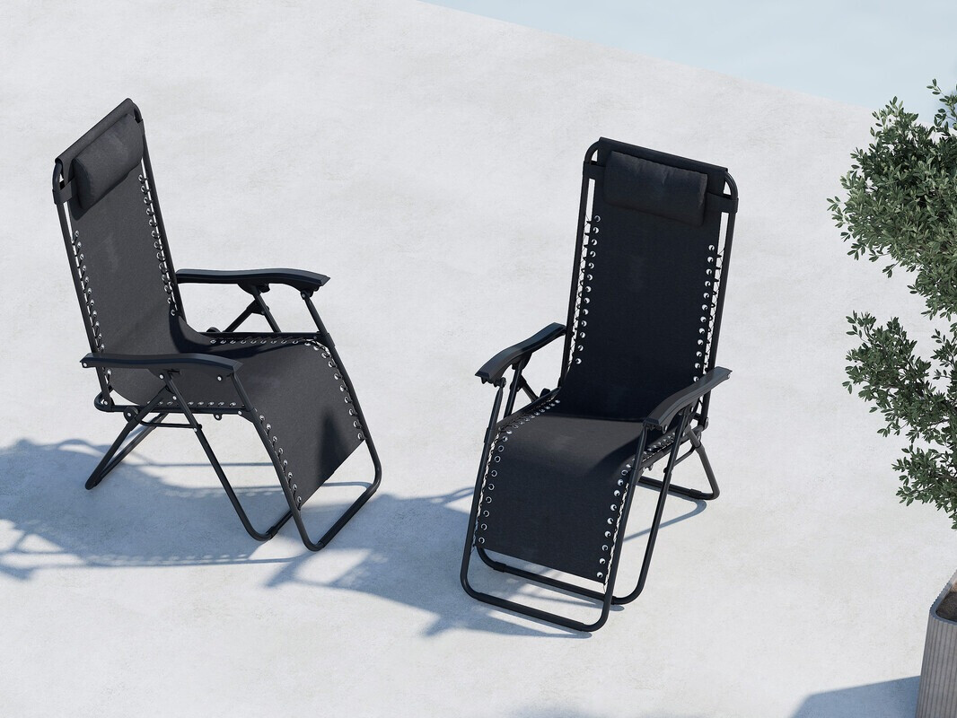 Vrtni stol Dallas 4823 (Črna)