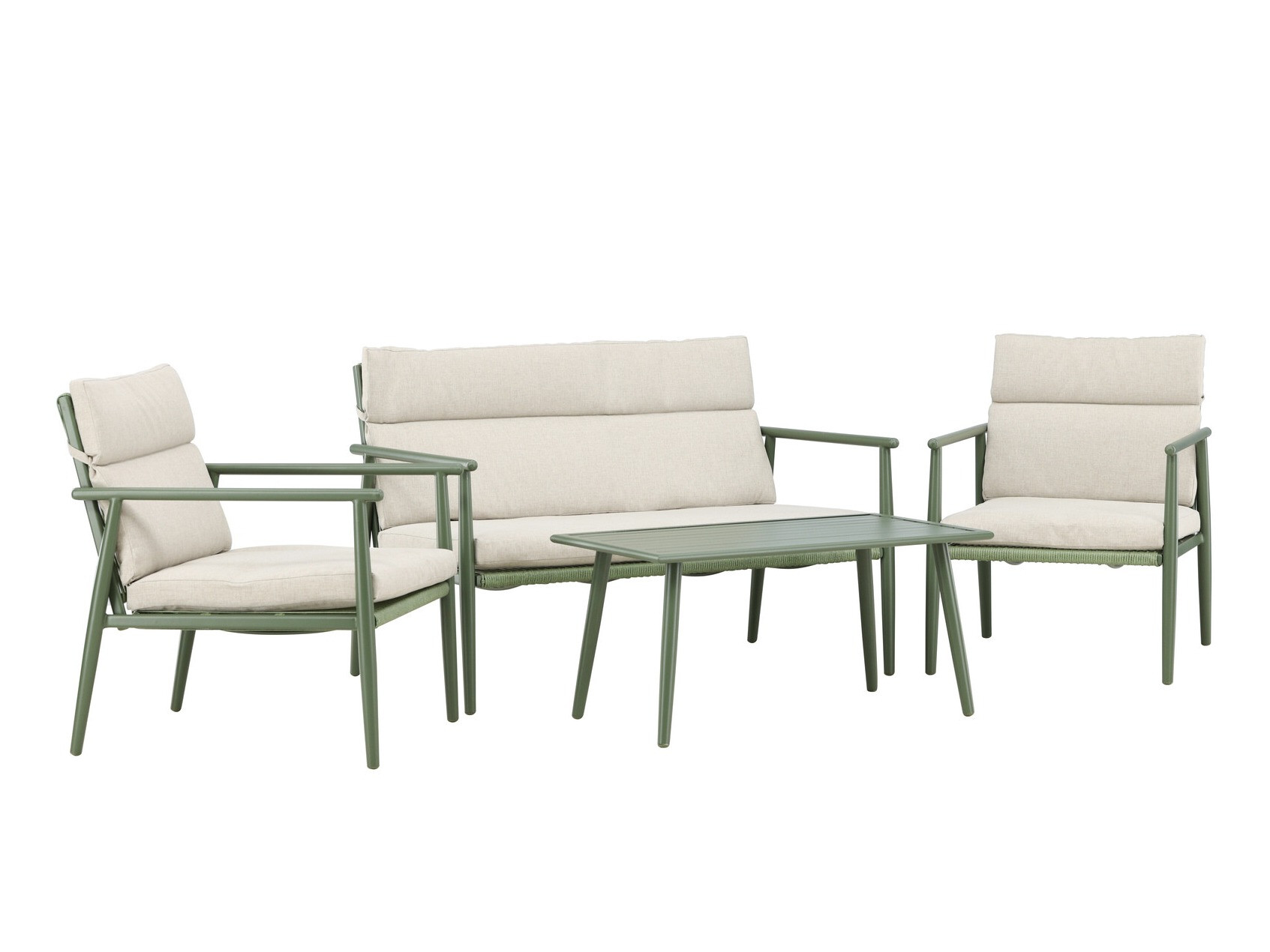 Komplet vrtnega pohištva Dallas 4831 (Zelena + Bež)