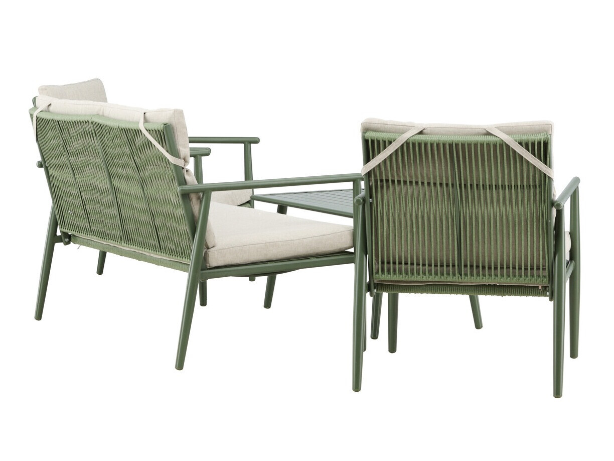 Komplet vrtnega pohištva Dallas 4831 (Zelena + Bež)