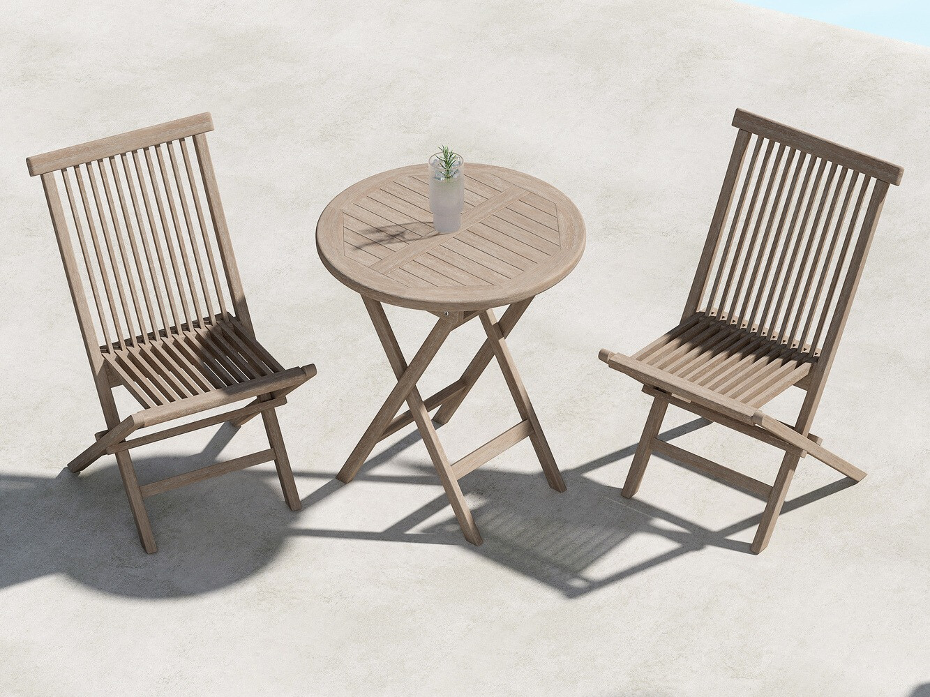 Vrtna miza Nunova 127 (Svetlo rjava)