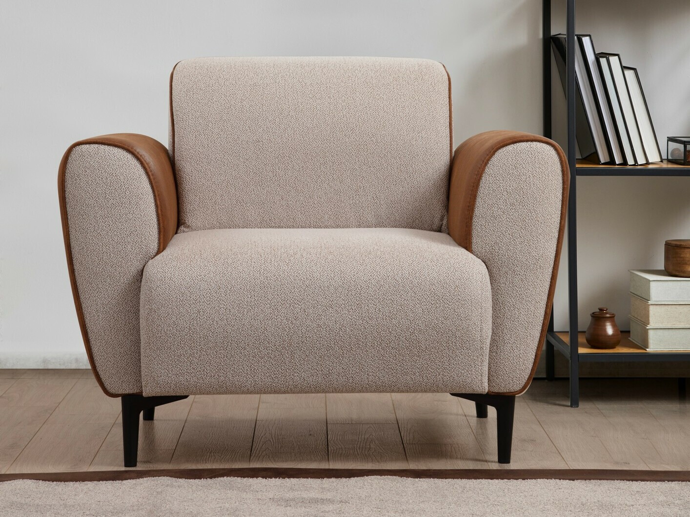 Fotelj Altadena 603 (Rjava + Bež)