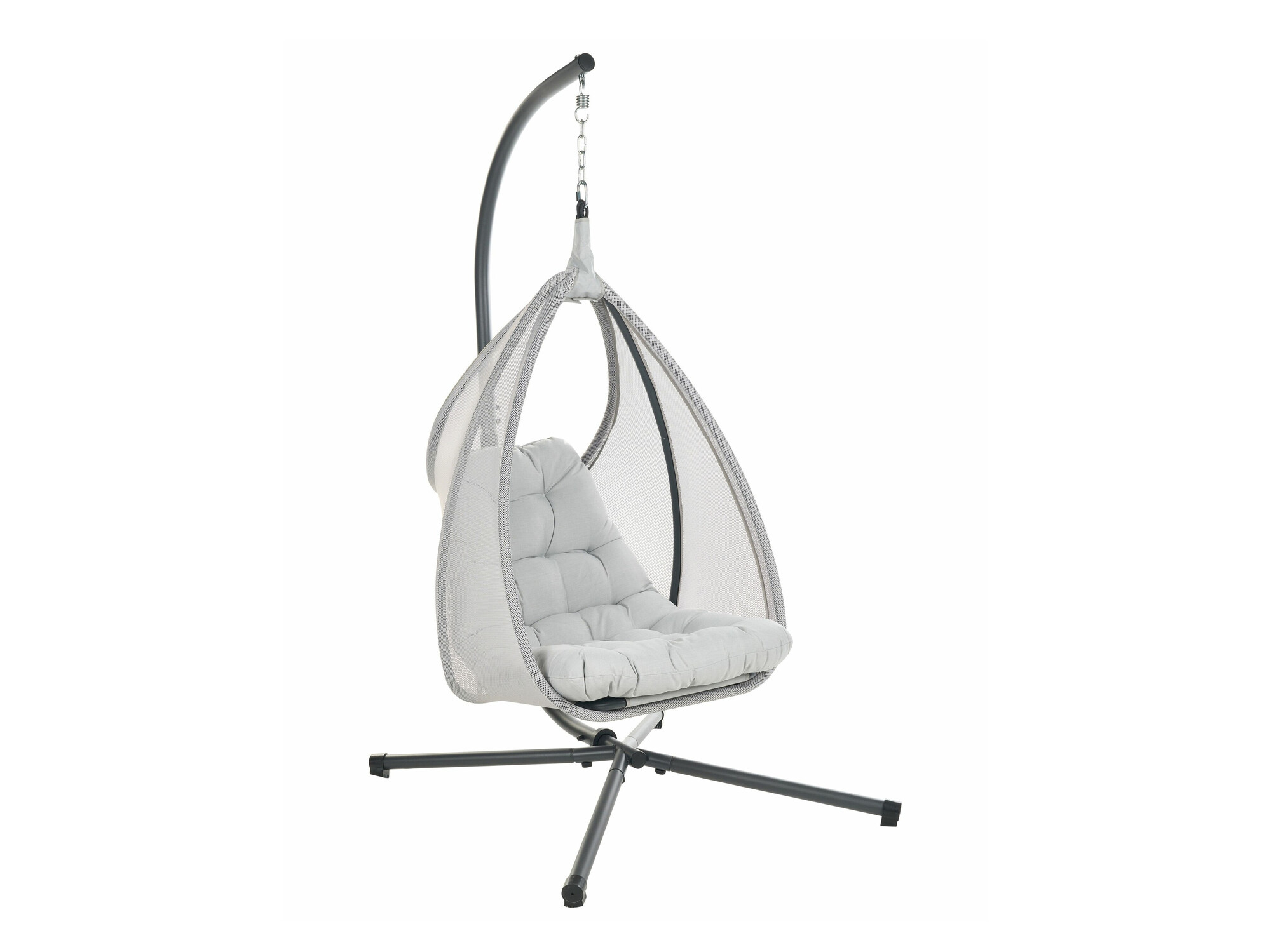 Viseči stol Berwyn 2669 (Svetlo siva)