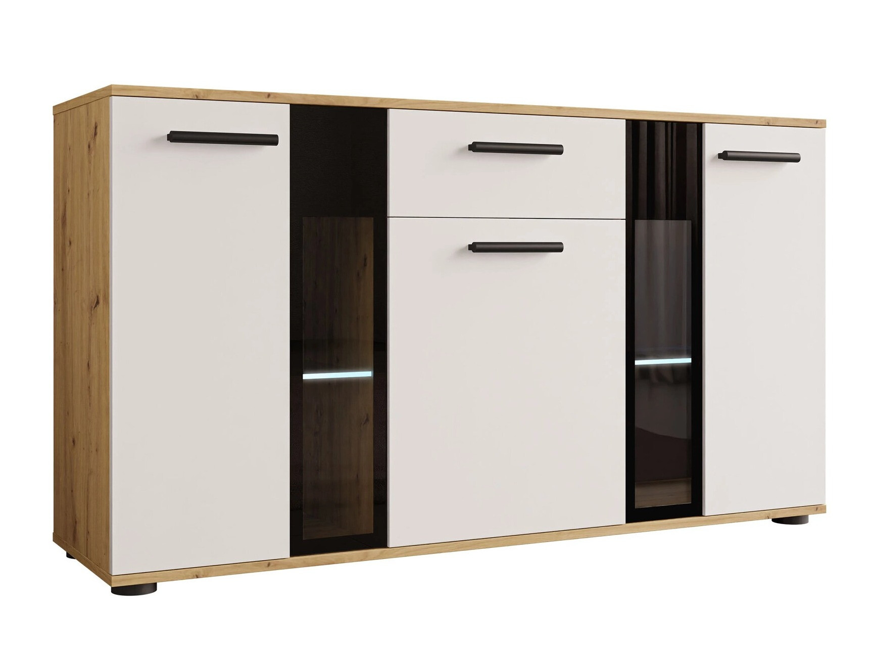 Komoda Tucson 114 (Artrisan hrast + Bela)