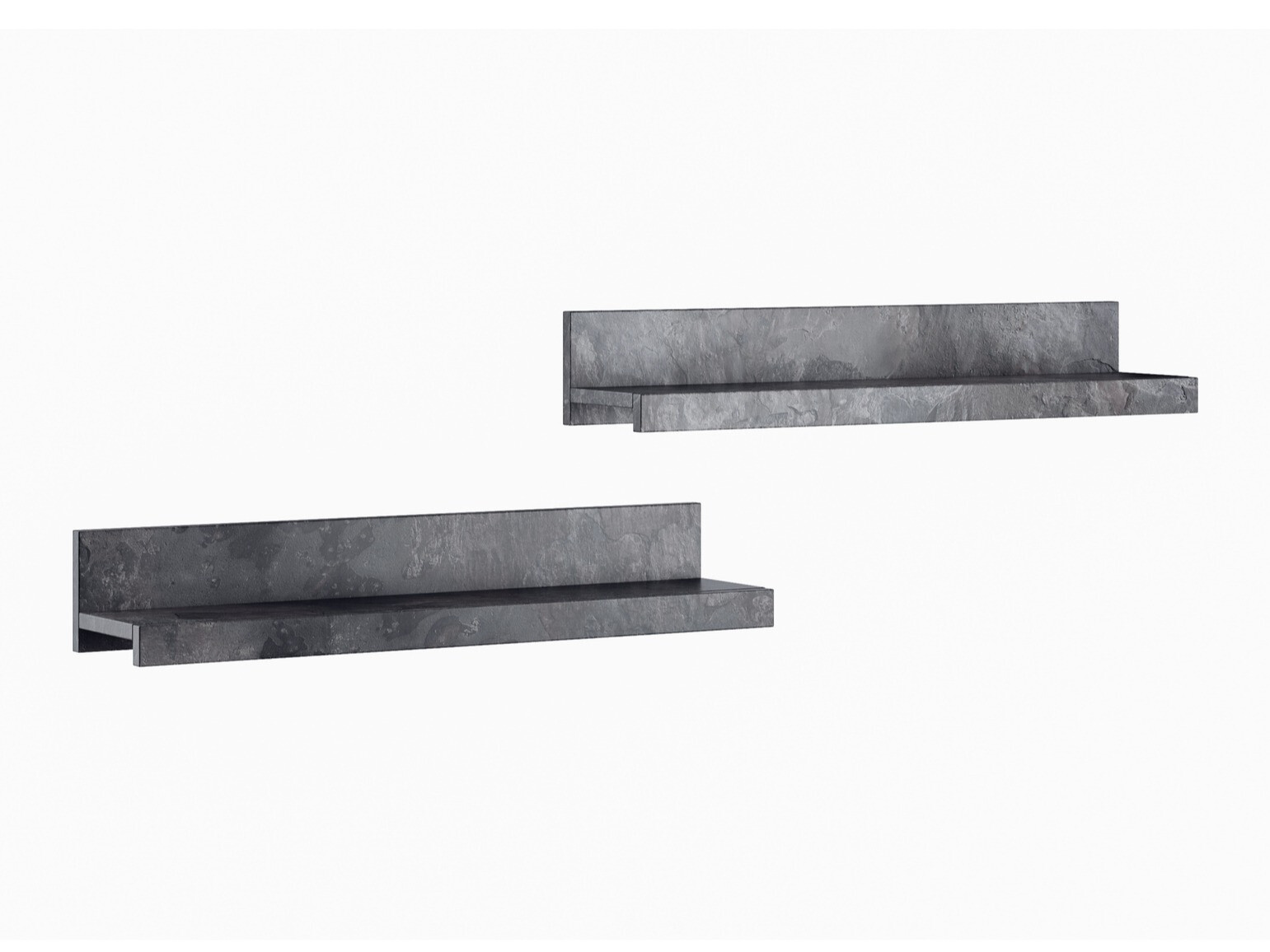 Komplet stenskih polic Torvire 105 (Temen beton)