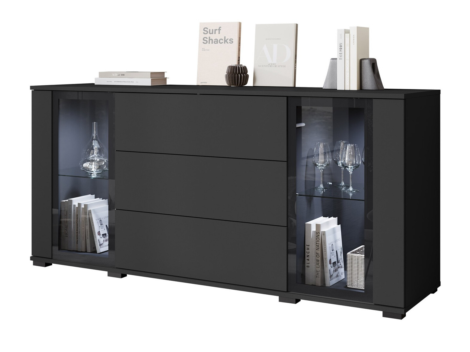 Komoda Torcame 101 (Črna)