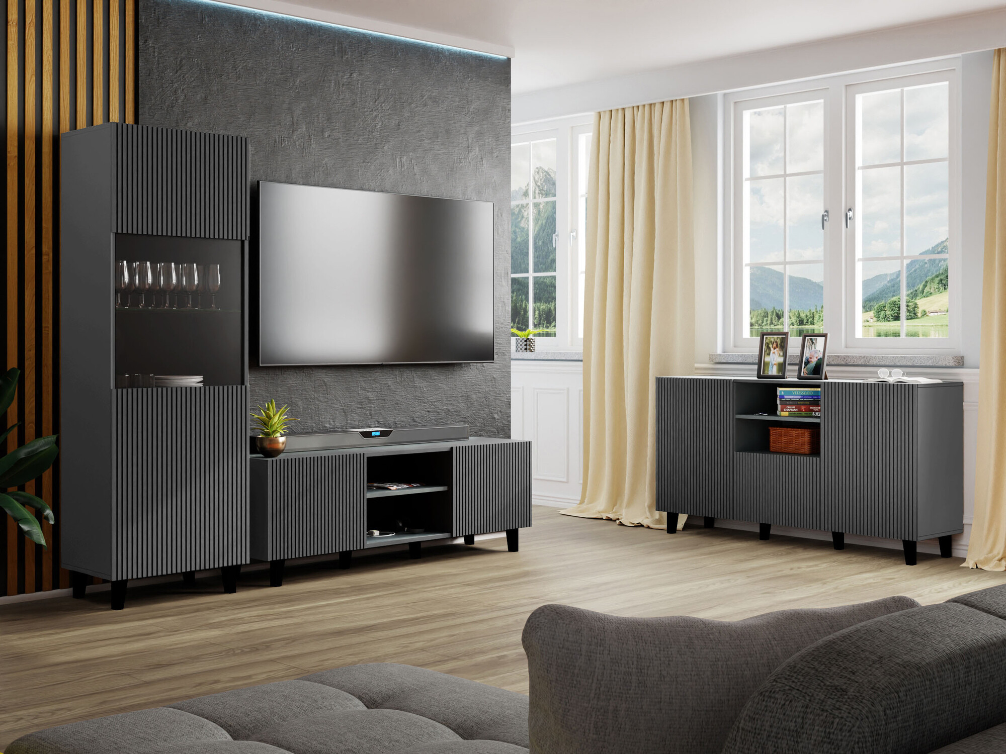 TV-omarica Remeta 102 (Antracit)