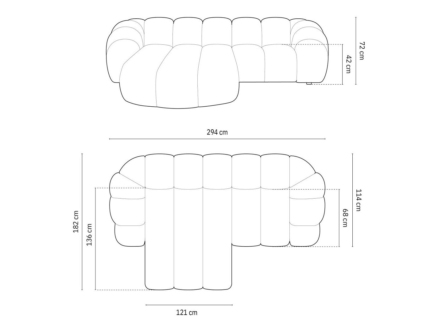 Kotna garnitura Cirnolu 105 (Bubble 12)
