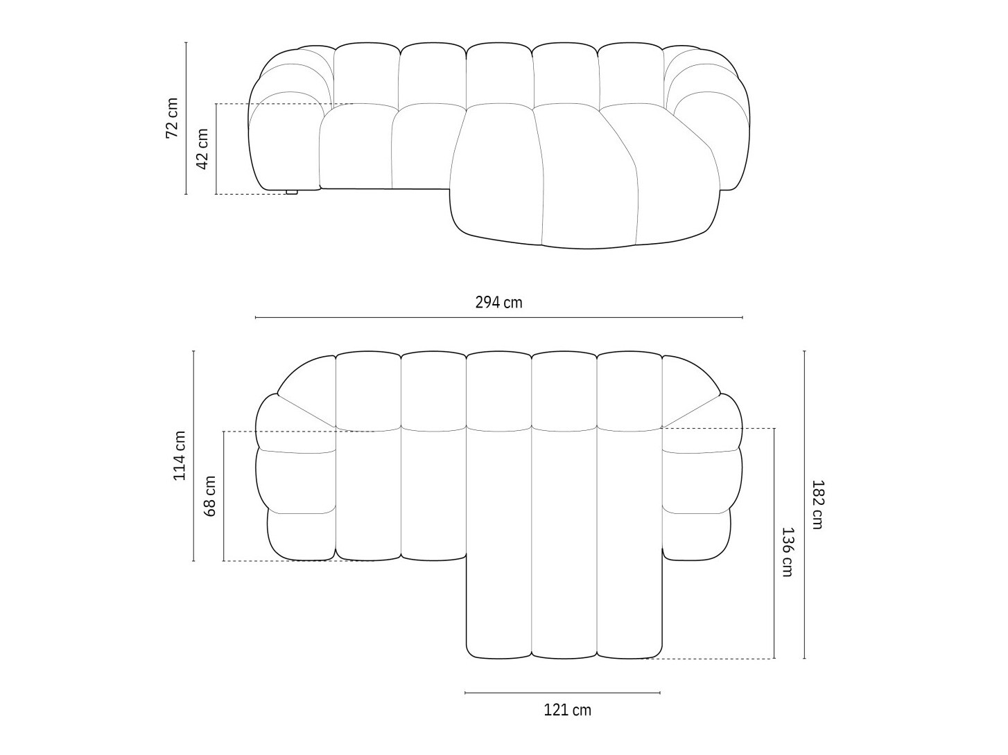 Kotna garnitura Cirnolu 105 (Bubble 12)