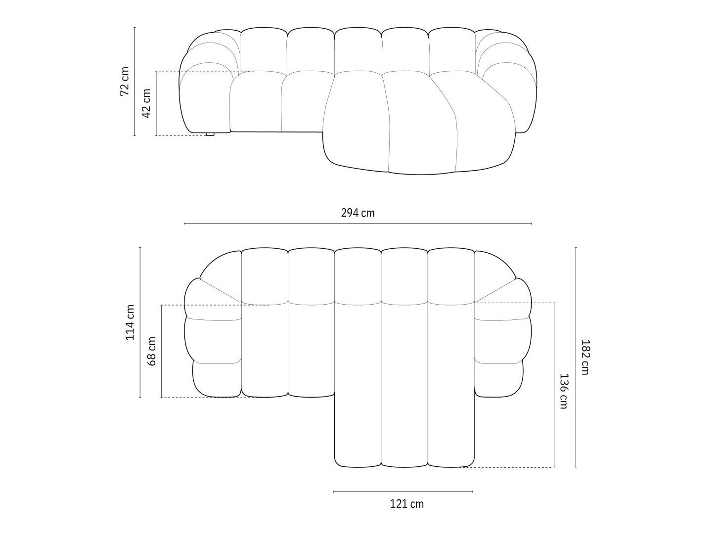 Kotna garnitura Cirnolu 105 (Bubble 15)