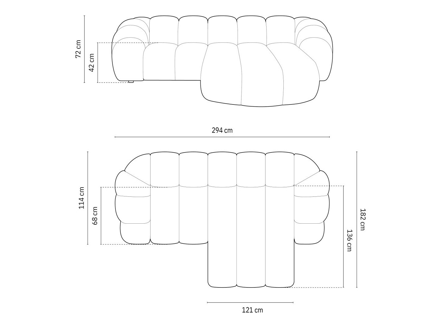 Kotna garnitura Cirnolu 105 (Bubble 17)