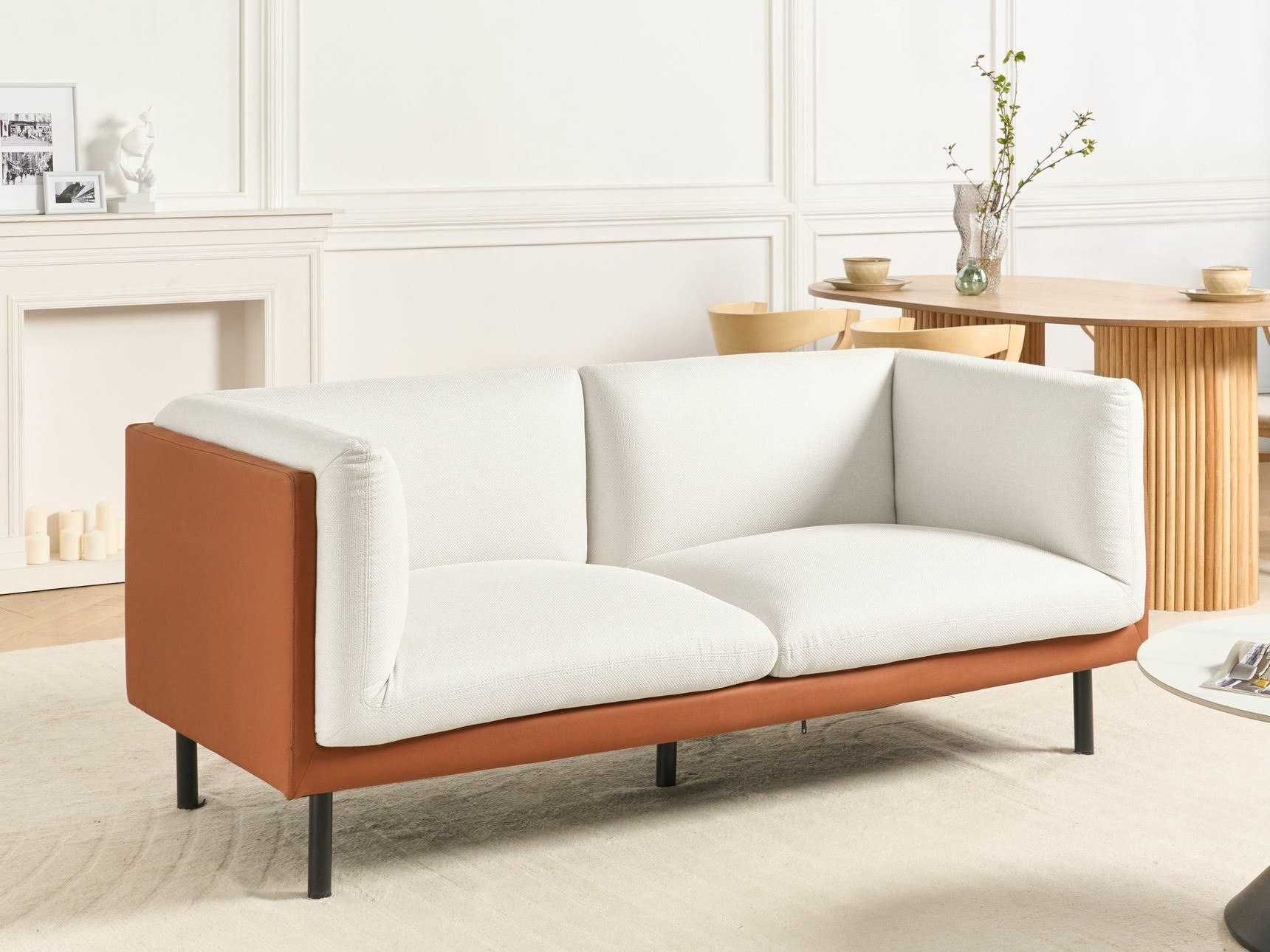 Kavč Berwyn 2684 (Bela + Rjava)