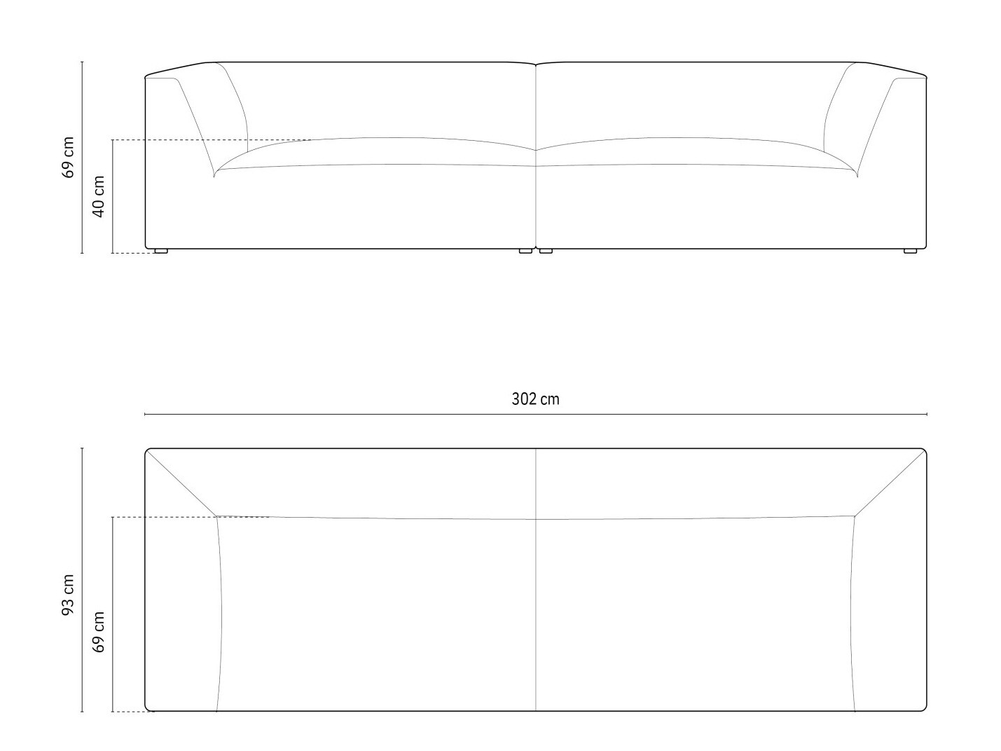Kavč Vermaru 102 (Scala Antracit)