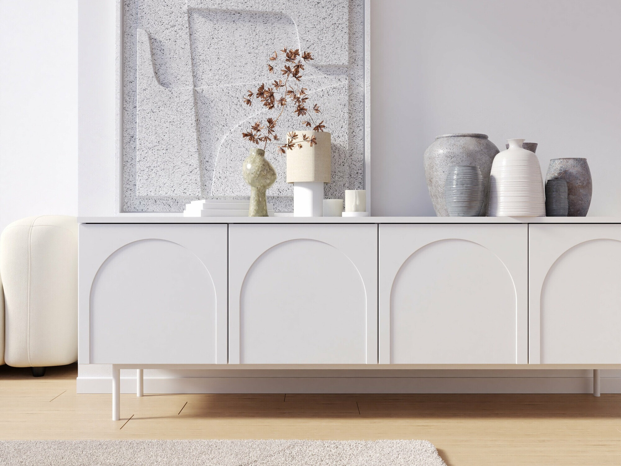 TV-omarica Burleson 108 (Bela)