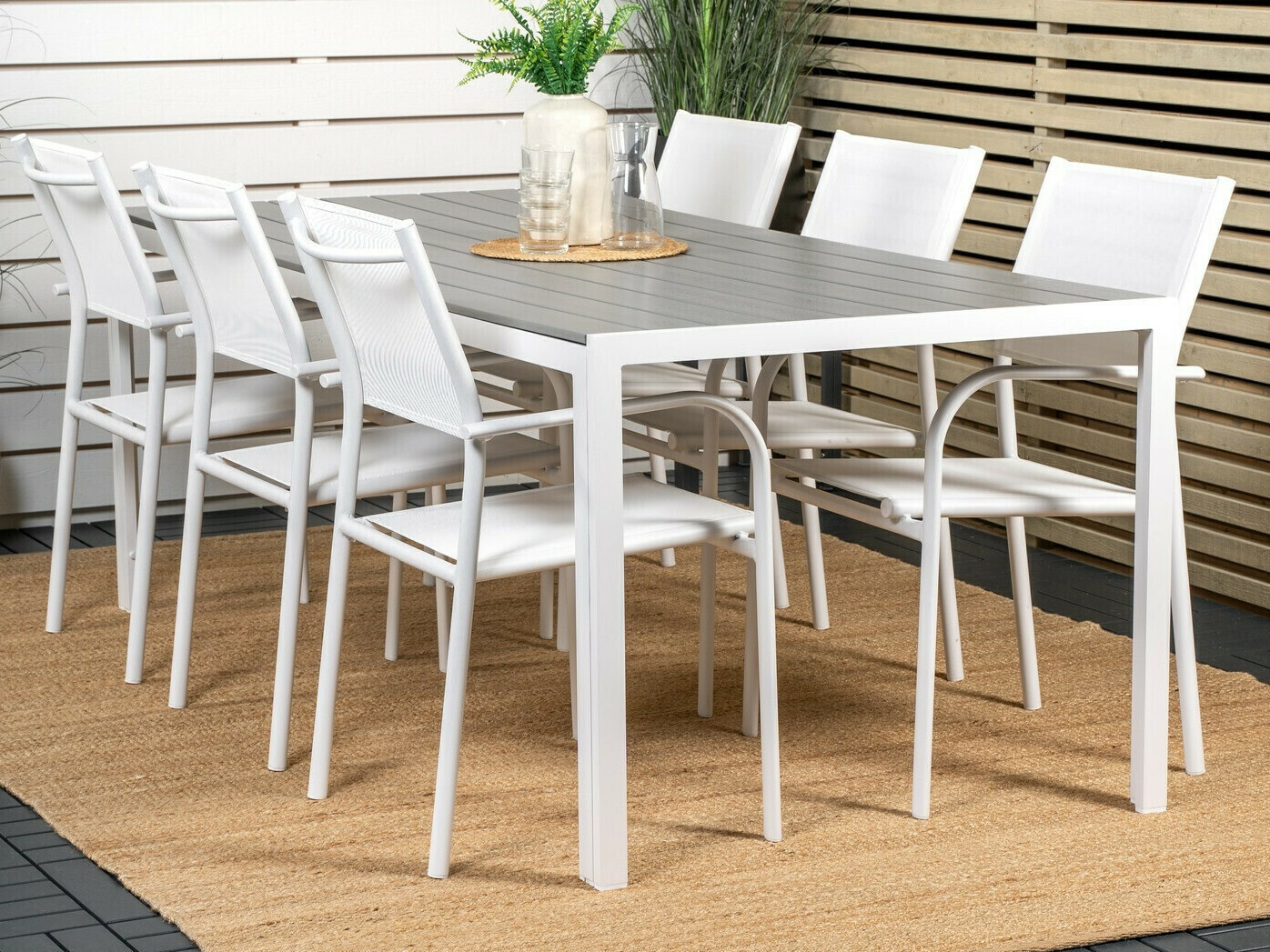 Komplet mize in stolov Dallas 2327