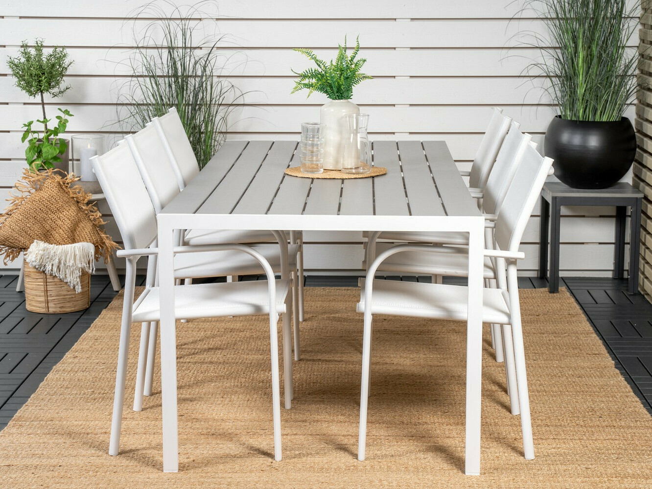 Komplet mize in stolov Dallas 2327