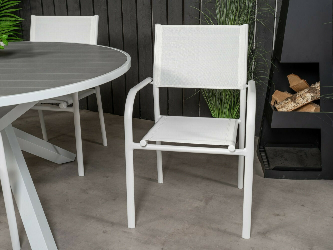 Komplet mize in stolov Dallas 2354