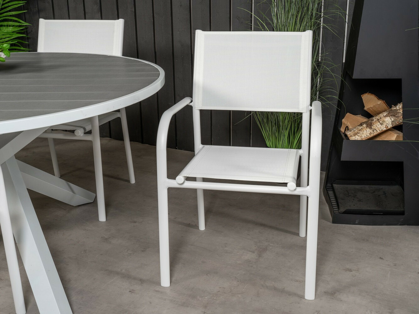 Komplet mize in stolov Dallas 2355