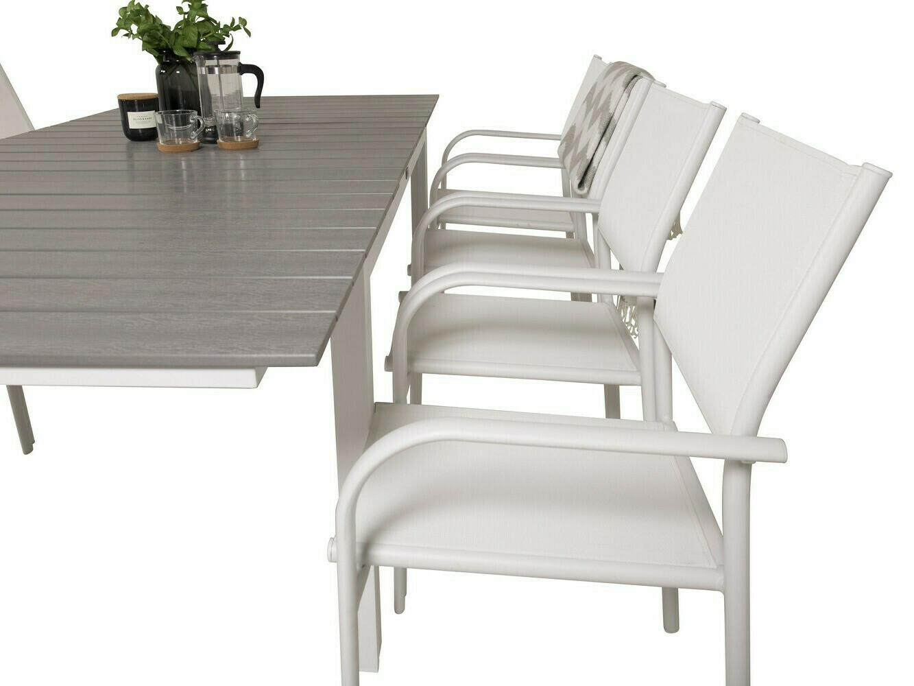 Komplet mize in stolov Dallas 2412