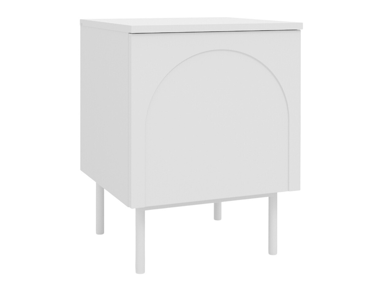 Nočna omarica Burleson 109 (Bela)