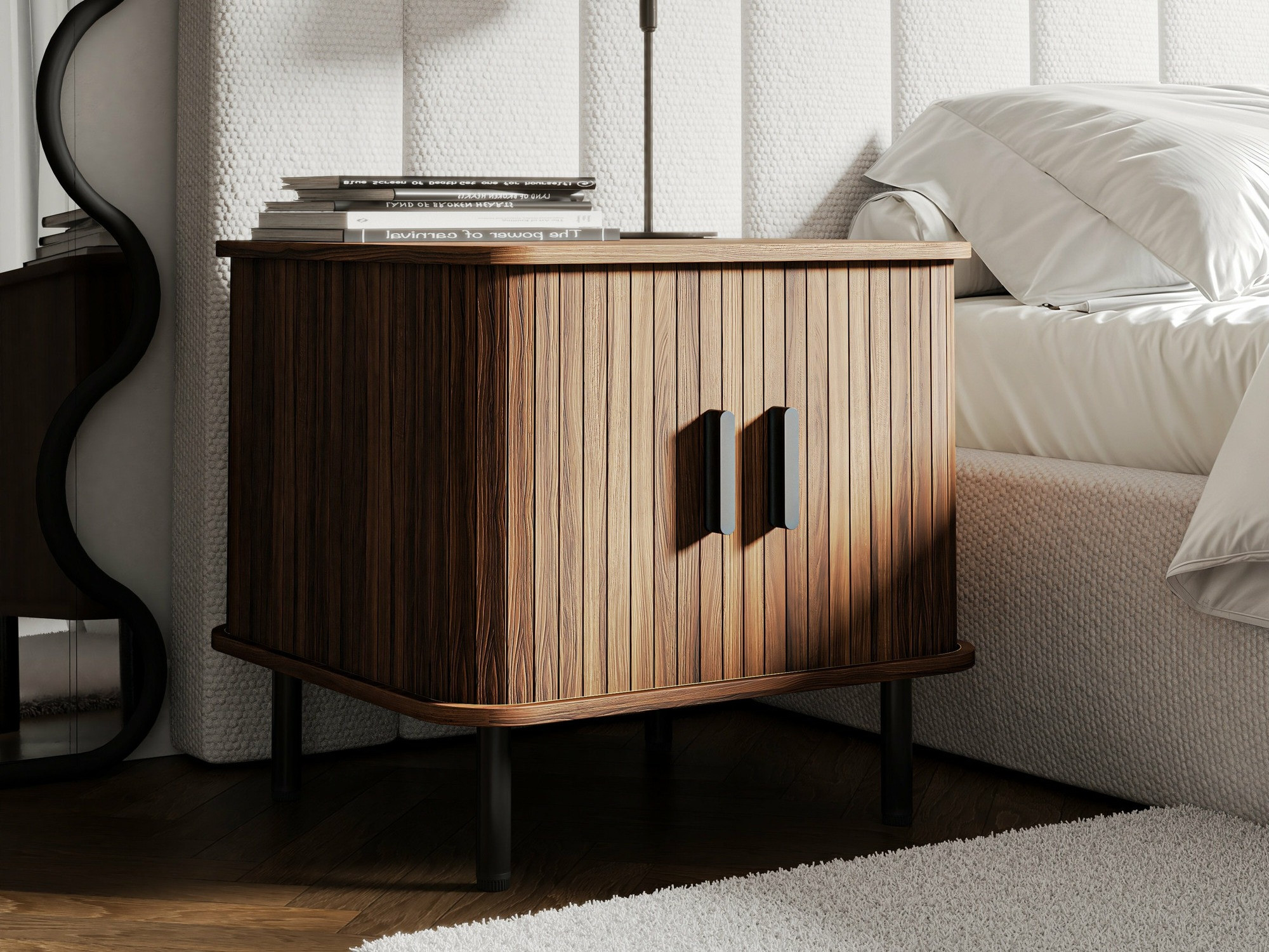 Nočna omarica Burleson 119 (Oreh)