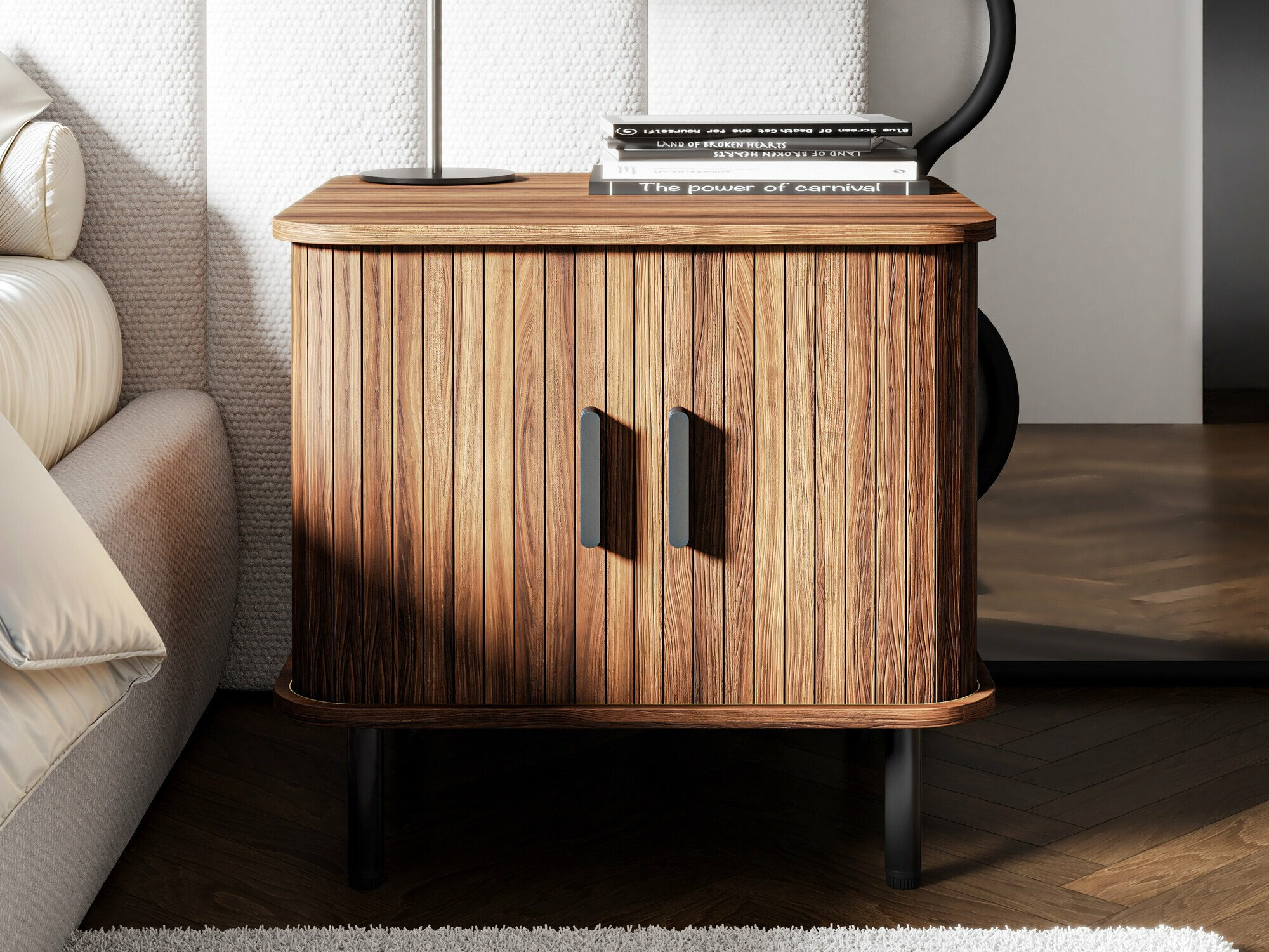 Nočna omarica Burleson 119 (Oreh)