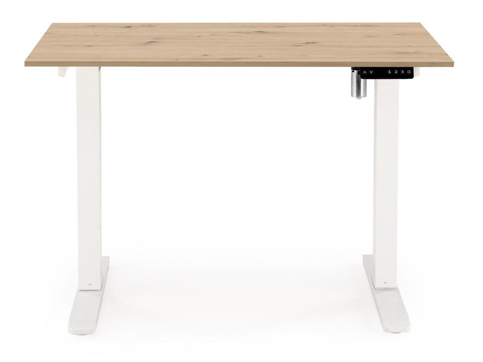 Dvižna pisalna miza Houston 1704 (Artisan hrast + Bela)