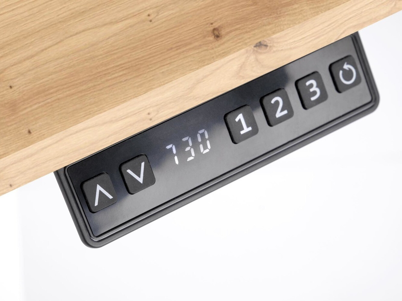 Dvižna pisalna miza Houston 1704 (Artisan hrast + Bela)