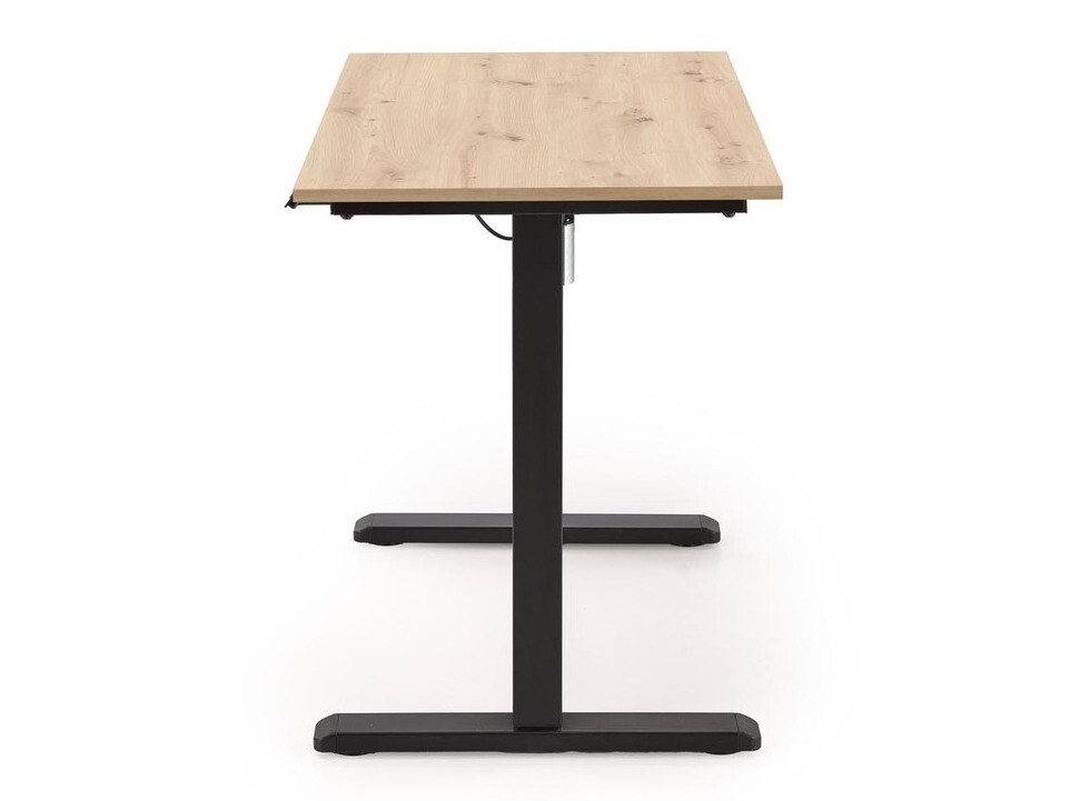 Dvižna pisalna miza Houston 1704 (Artisan hrast + Črna)
